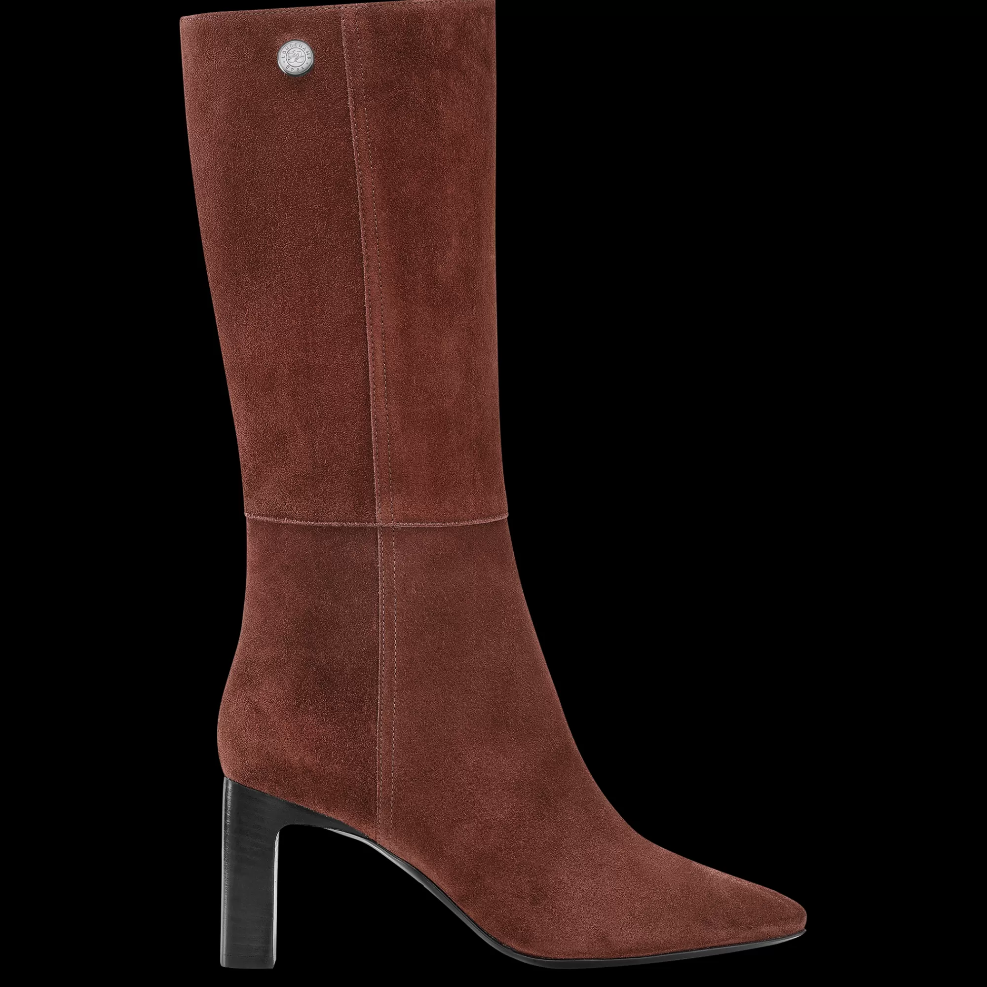 Bottes & Bottines>Longchamp Bottes à Talon Allure Bordeaux