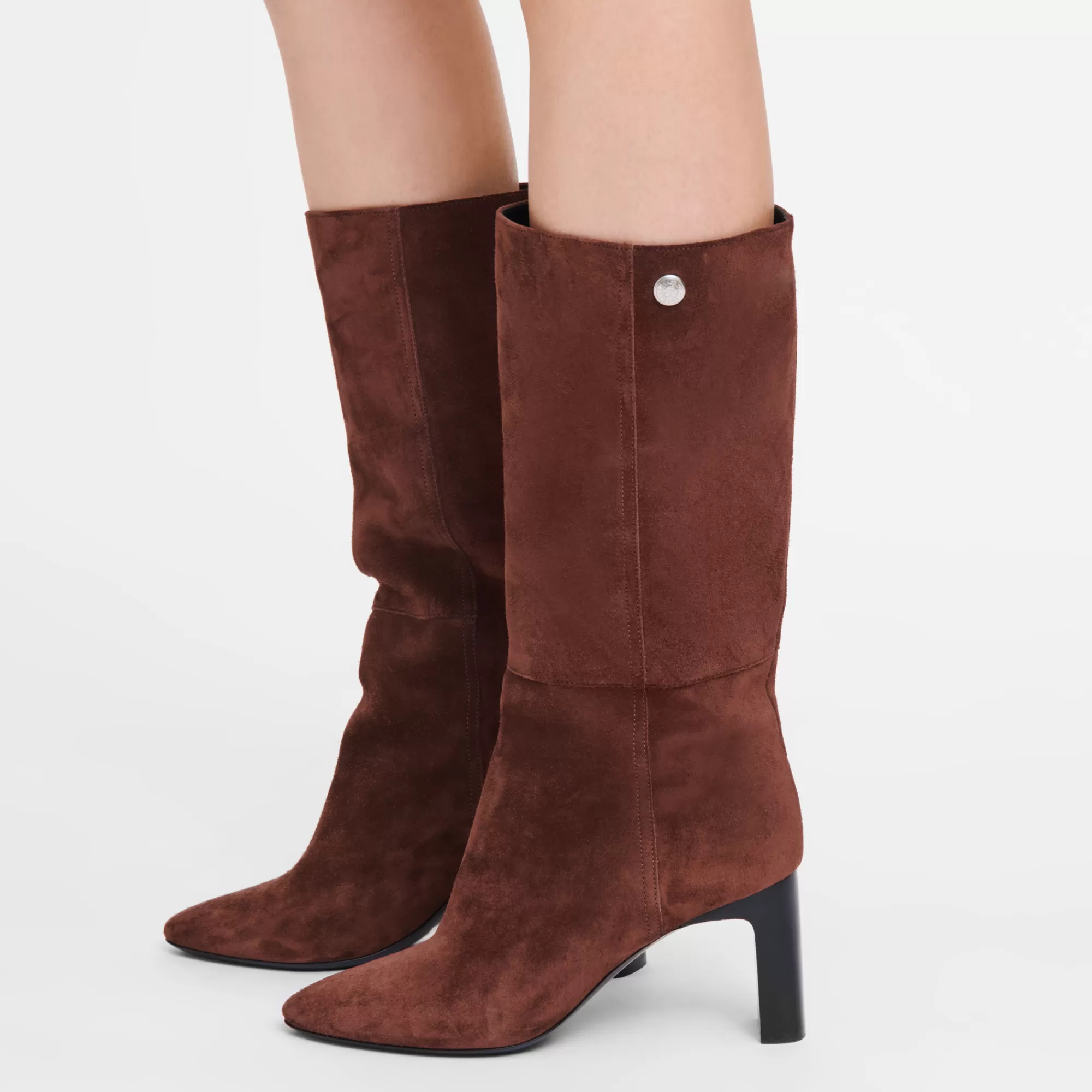 Bottes & Bottines>Longchamp Bottes à Talon Allure Bordeaux