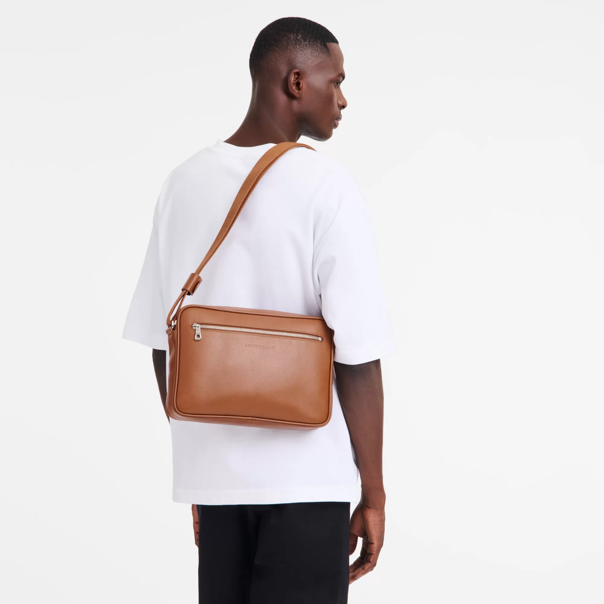 Le Foulonné | Sacs Bandoulière>Longchamp Camera Bag M Le Foulonné Caramel