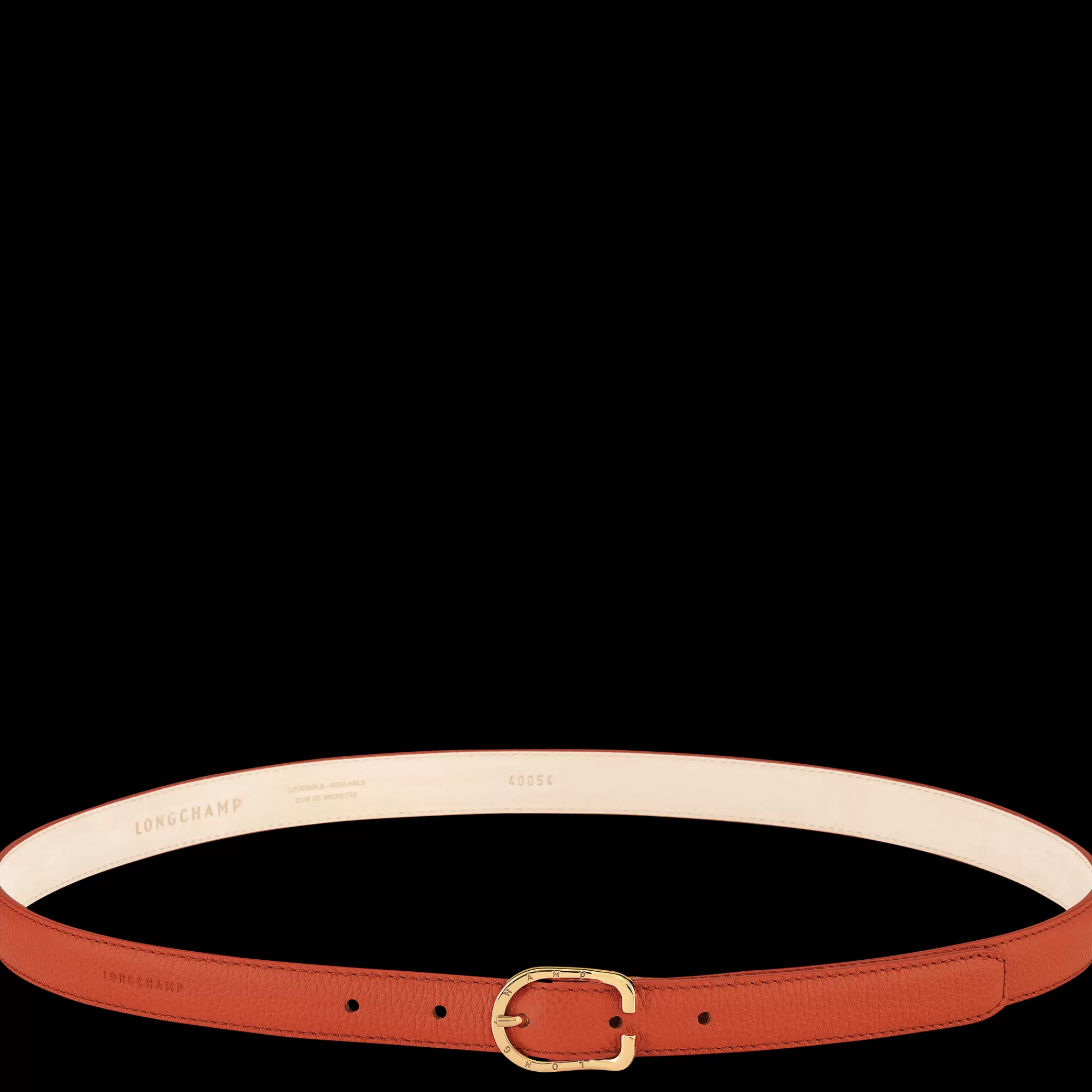 Ceintures>Longchamp Ceinture Femme Le Foulonné Paprika