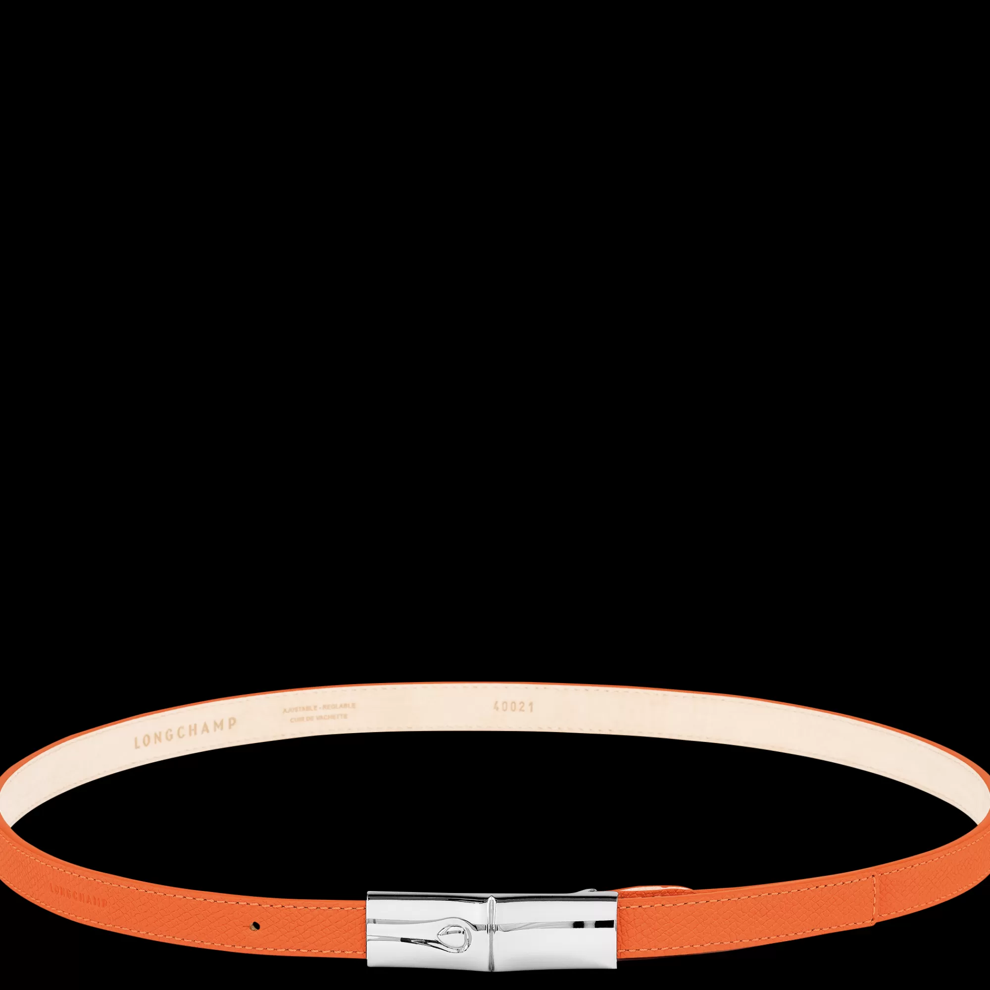 Ceintures>Longchamp Ceinture Femme Le Roseau Orange