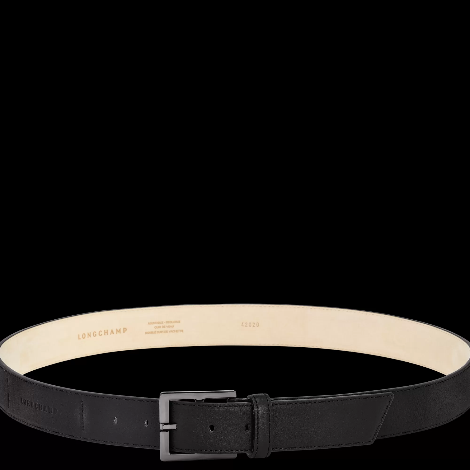 Ceintures>Longchamp Ceinture Homme 3D Noir