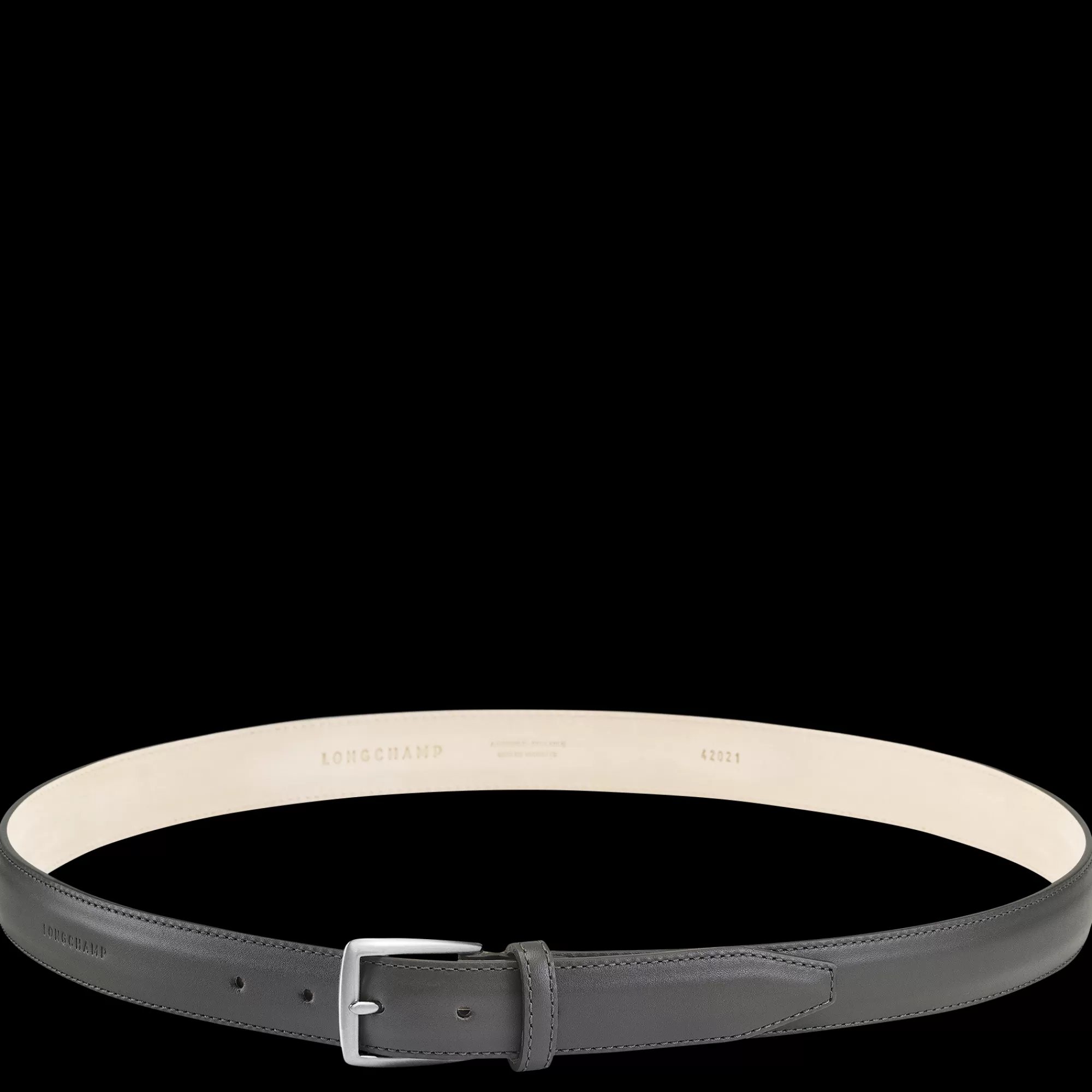 Ceintures>Longchamp Ceinture Homme Végétal Gris