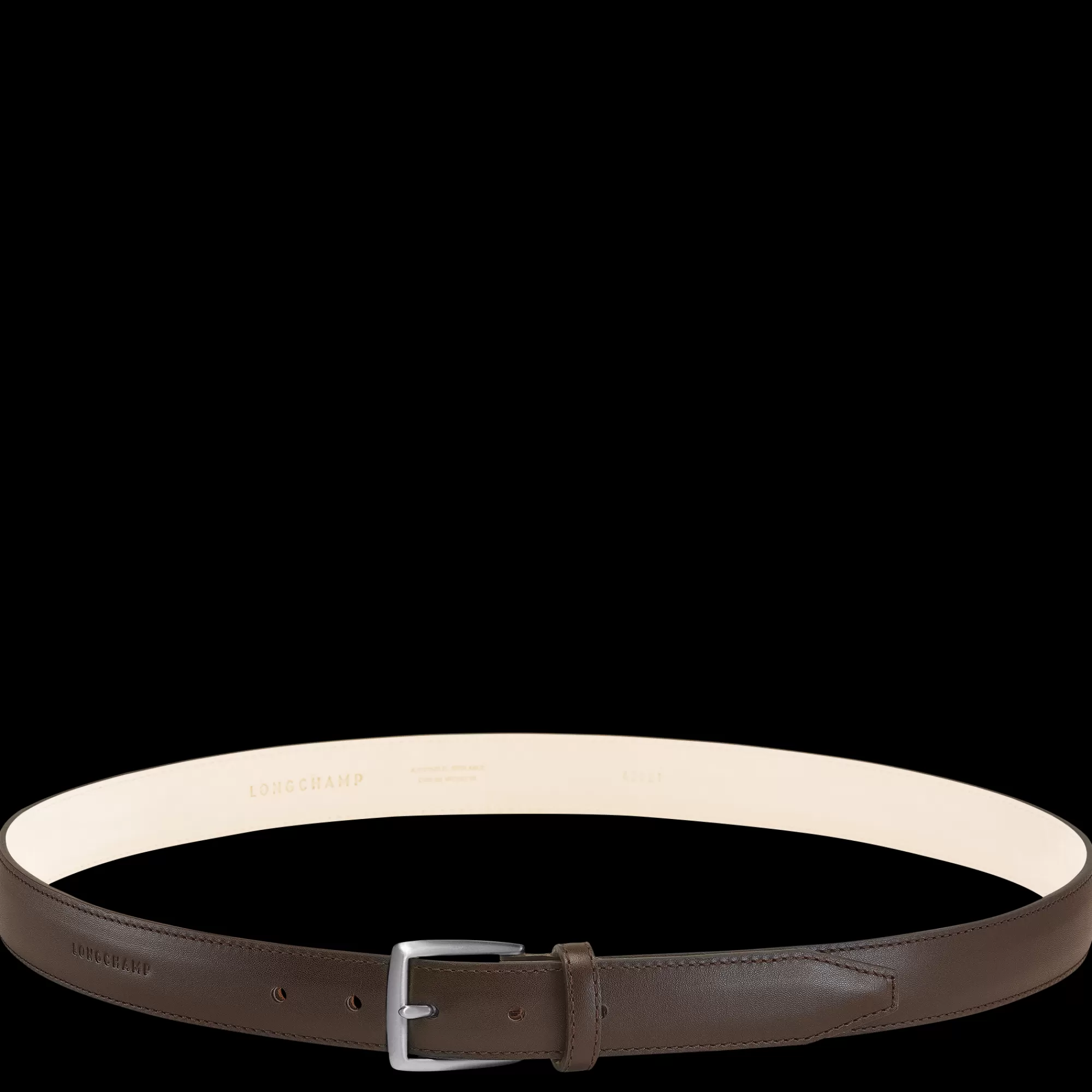 Ceintures>Longchamp Ceinture Homme Végétal Moka