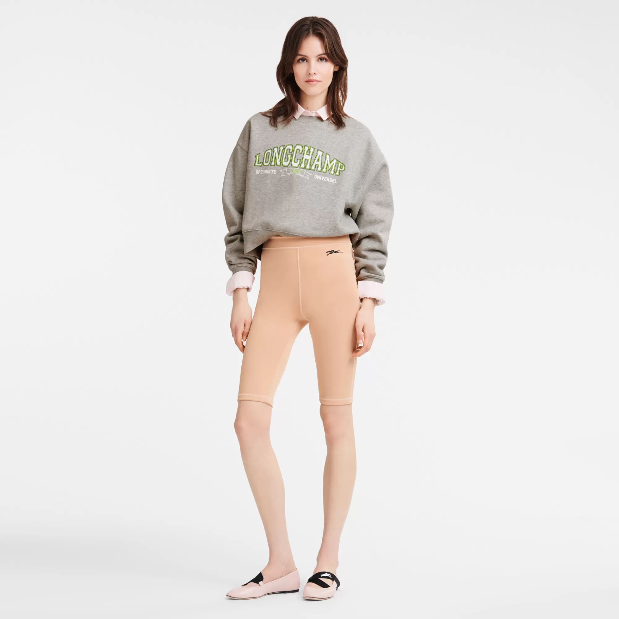 Pantalons & Shorts>Longchamp Cycliste Nude