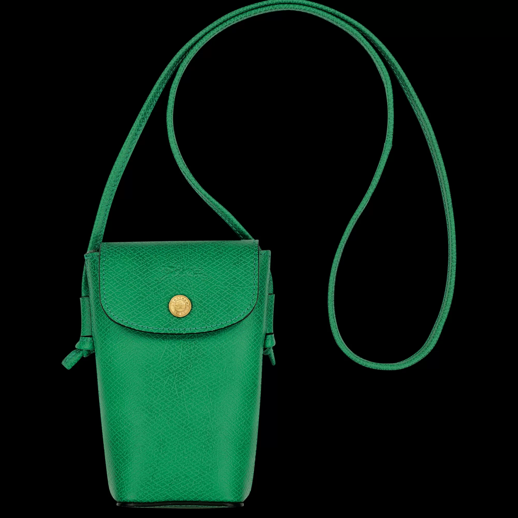 Pochettes & Étuis | Étuis Téléphone>Longchamp Etui Téléphone Avec Cordon Épure Vert