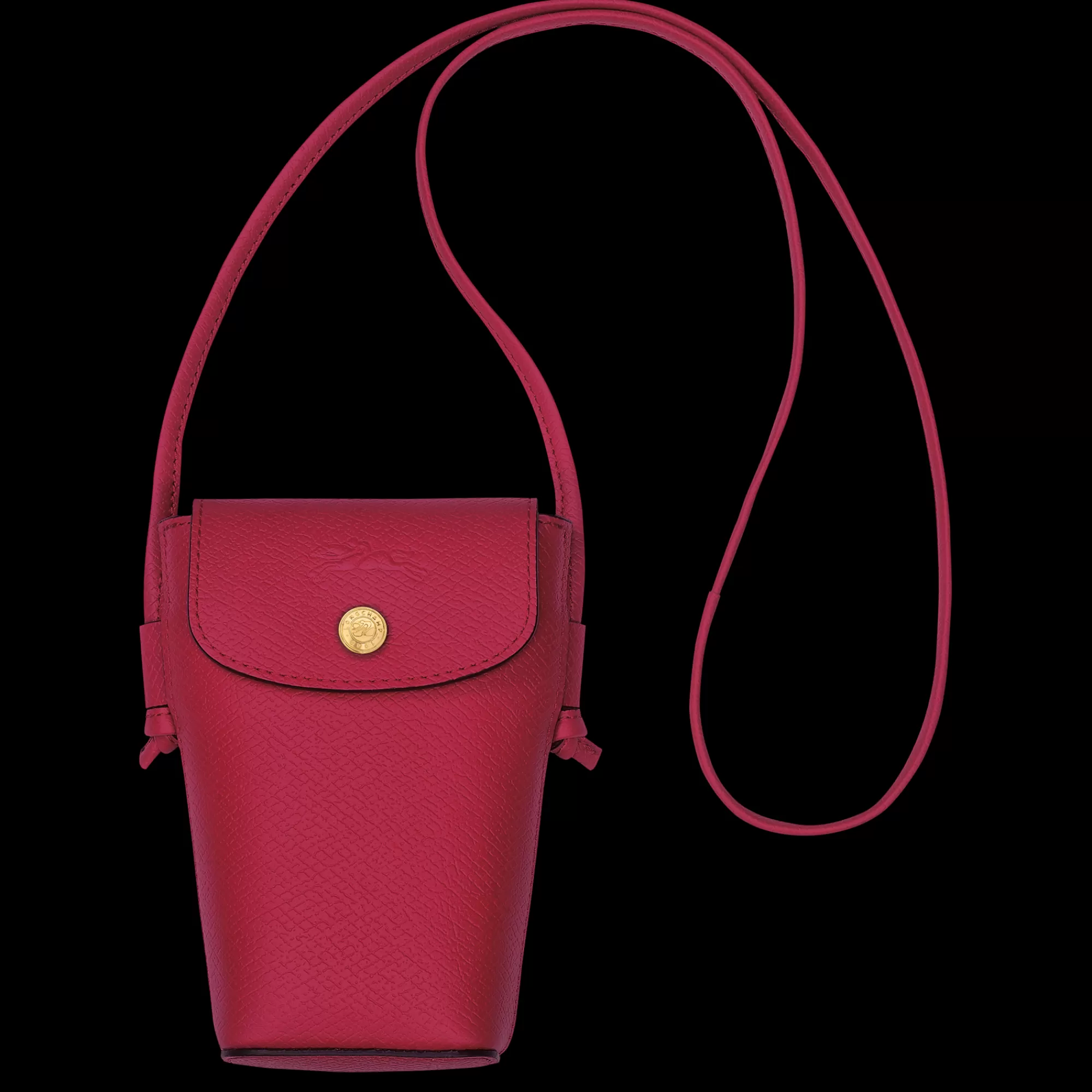 Pochettes & Étuis | Étuis Téléphone>Longchamp Etui Téléphone Avec Cordon Épure Magenta