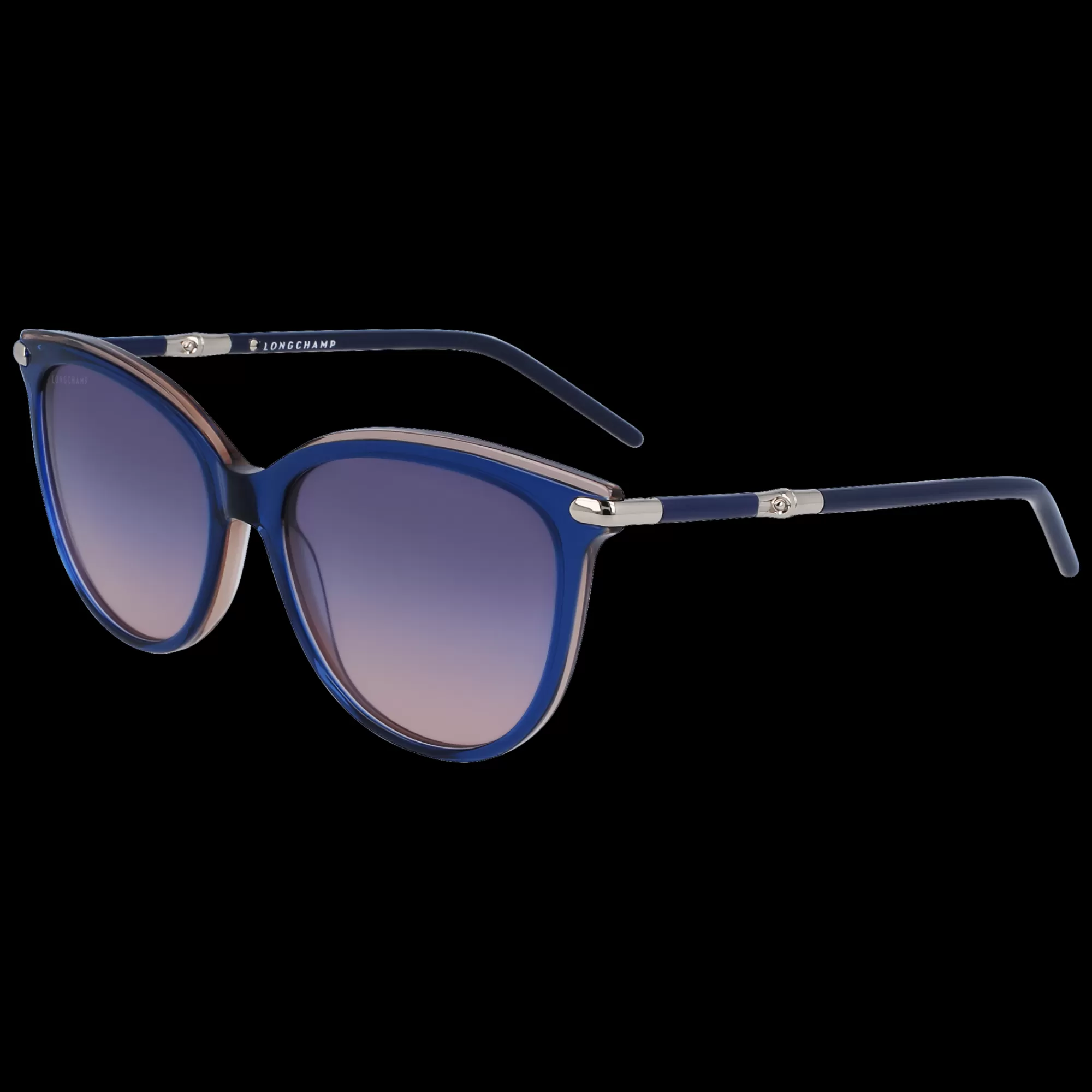 Lunettes De Soleil>Longchamp Lunettes De Soleil Bleu/Rose