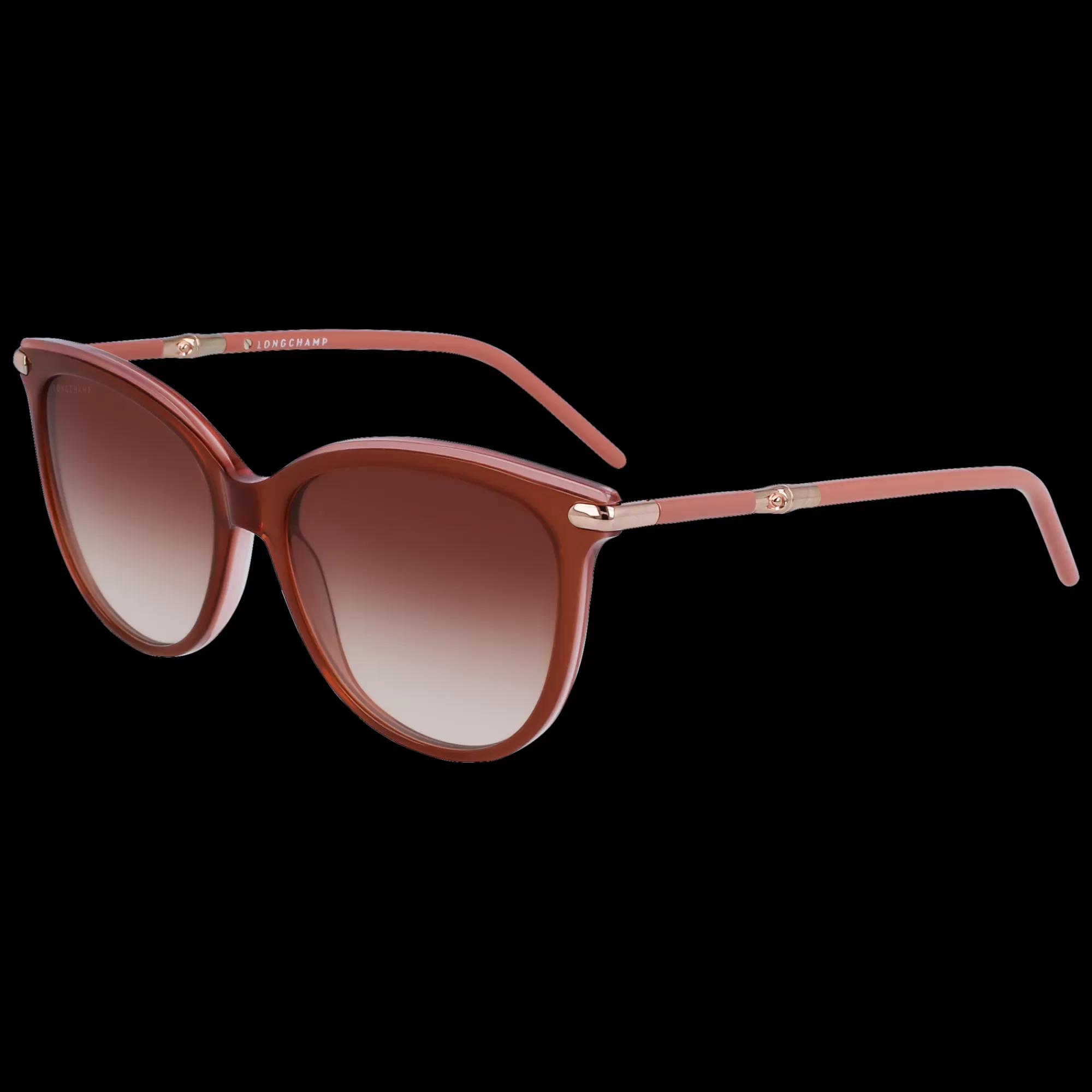 Lunettes De Soleil>Longchamp Lunettes De Soleil Marron rose