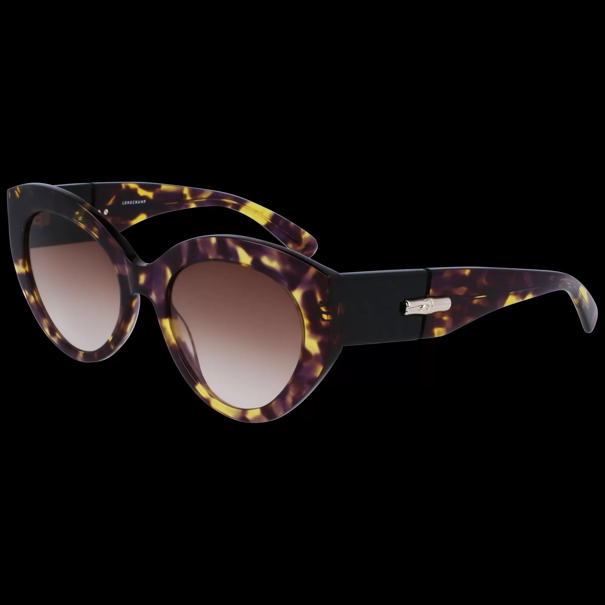 Lunettes De Soleil>Longchamp Lunettes De Soleil Ecaille violet