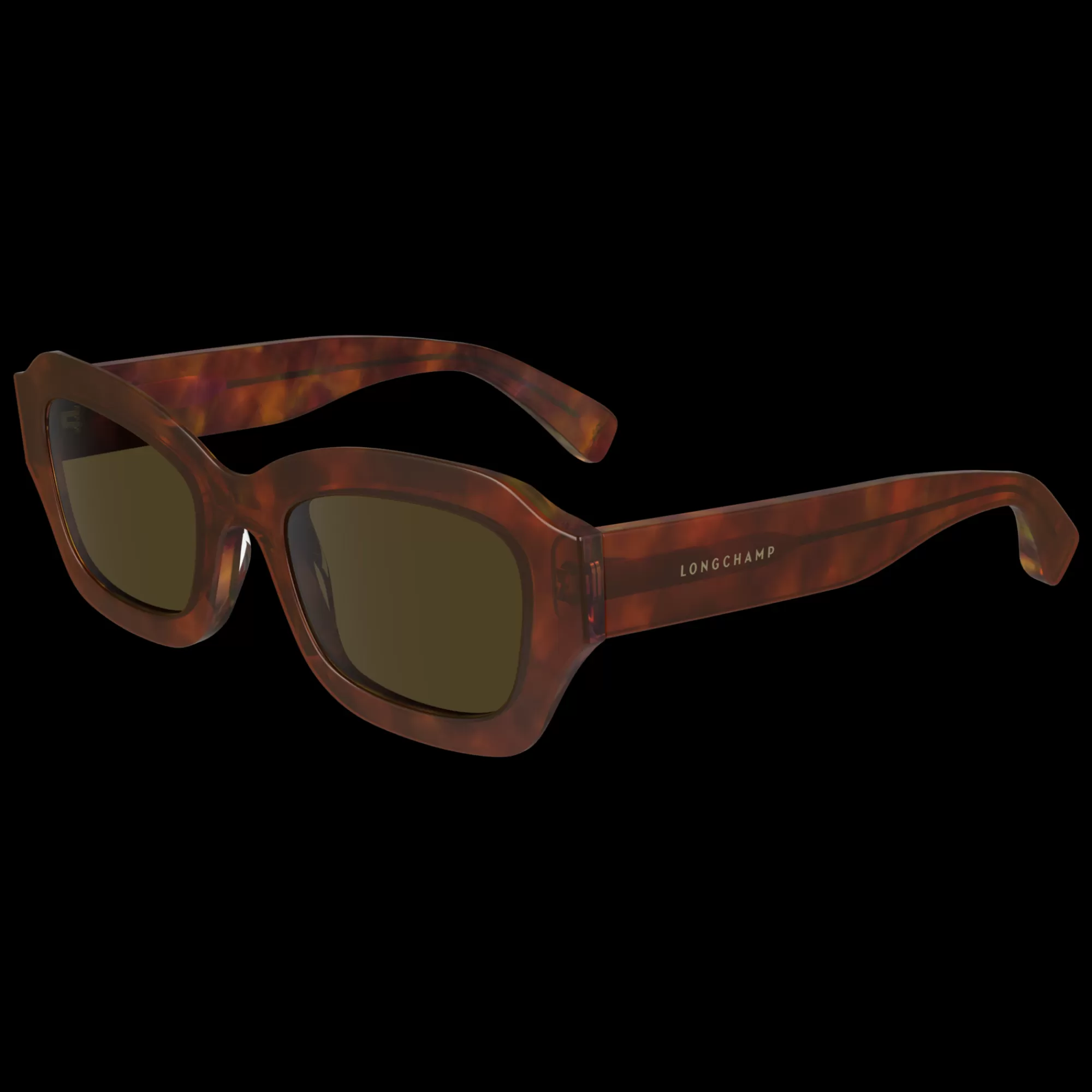 Lunettes De Soleil>Longchamp Lunettes De Soleil Ecaille Marron