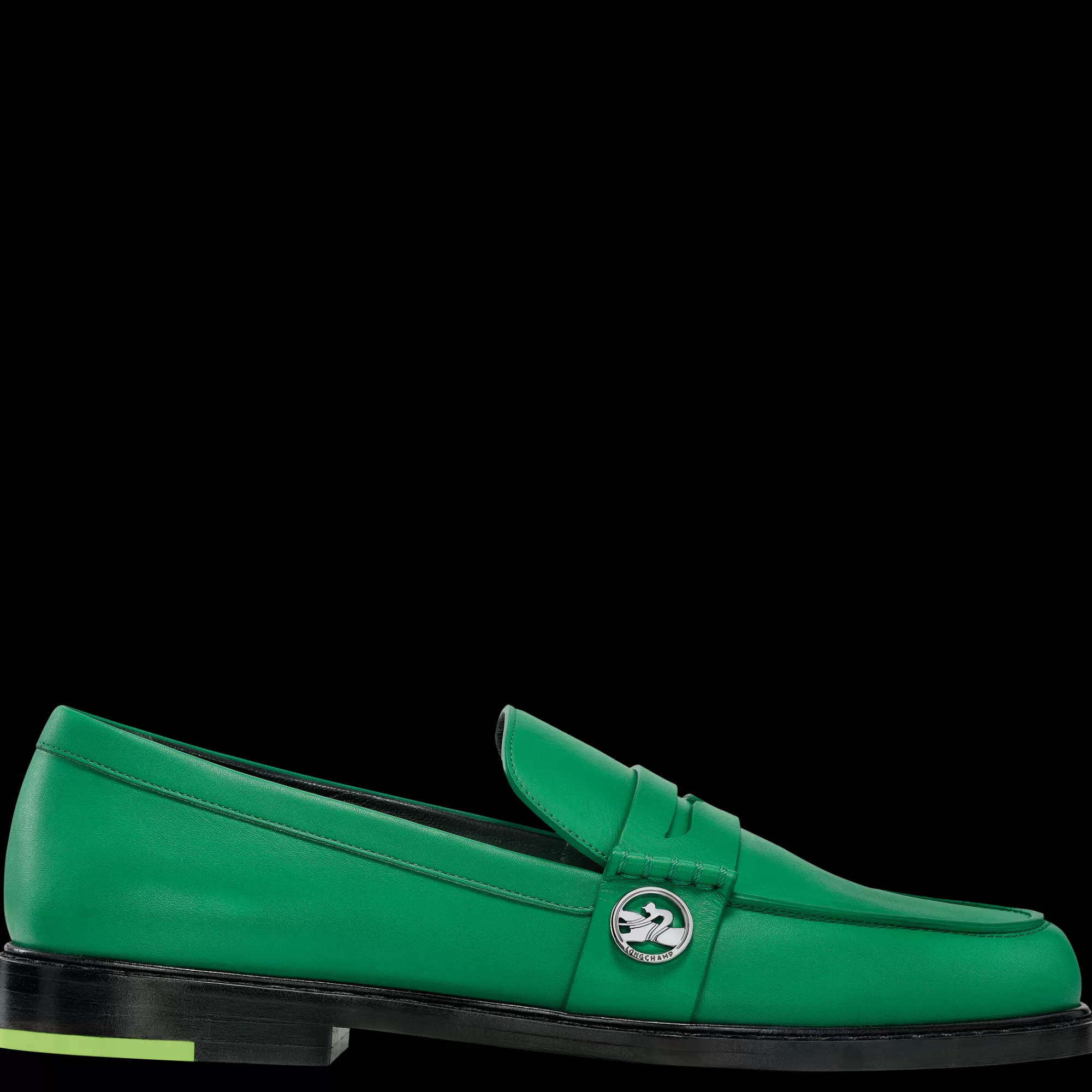 Mocassins>Longchamp Mocassins Au Sultan Vert