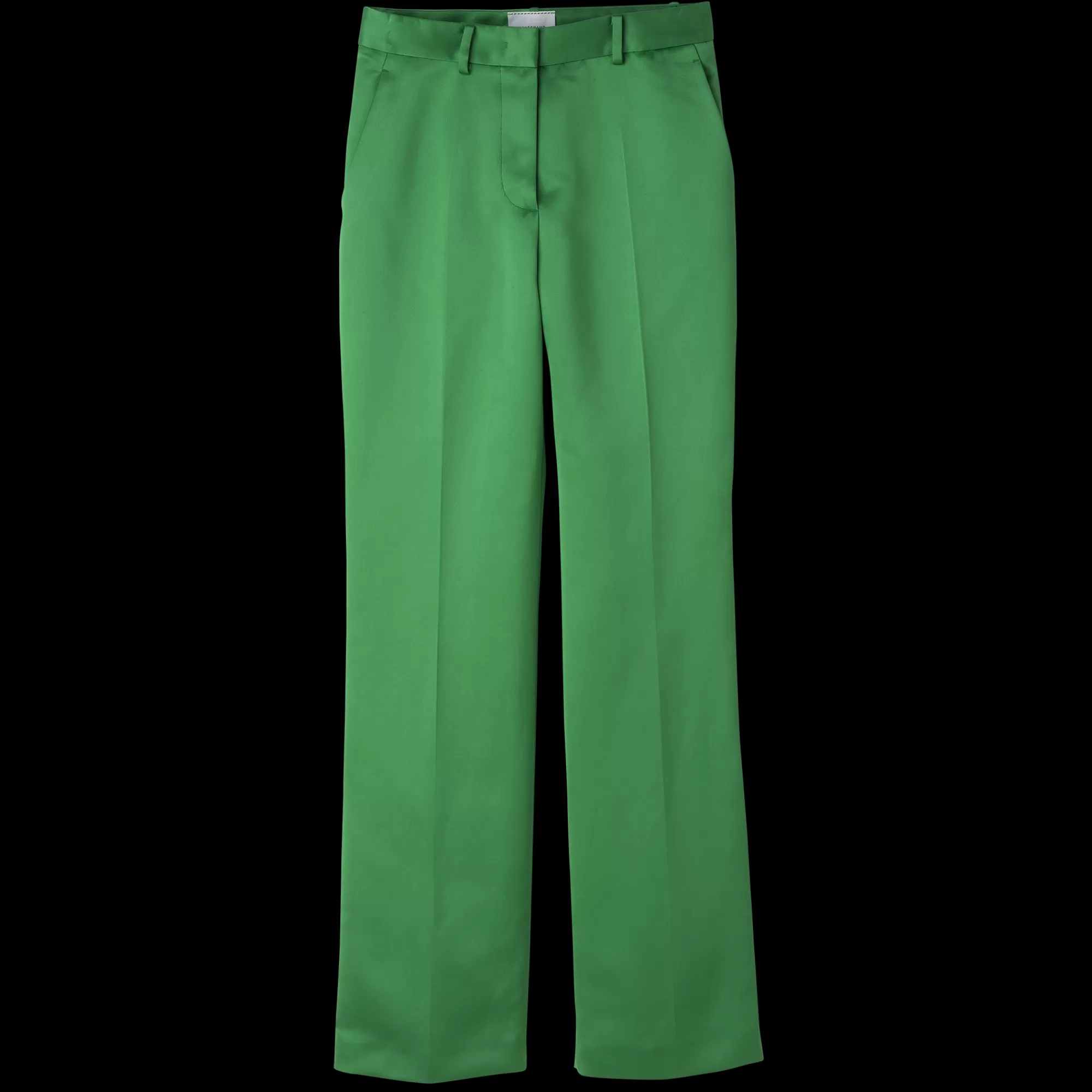 Pantalons & Shorts>Longchamp Pantalon Droit Vert