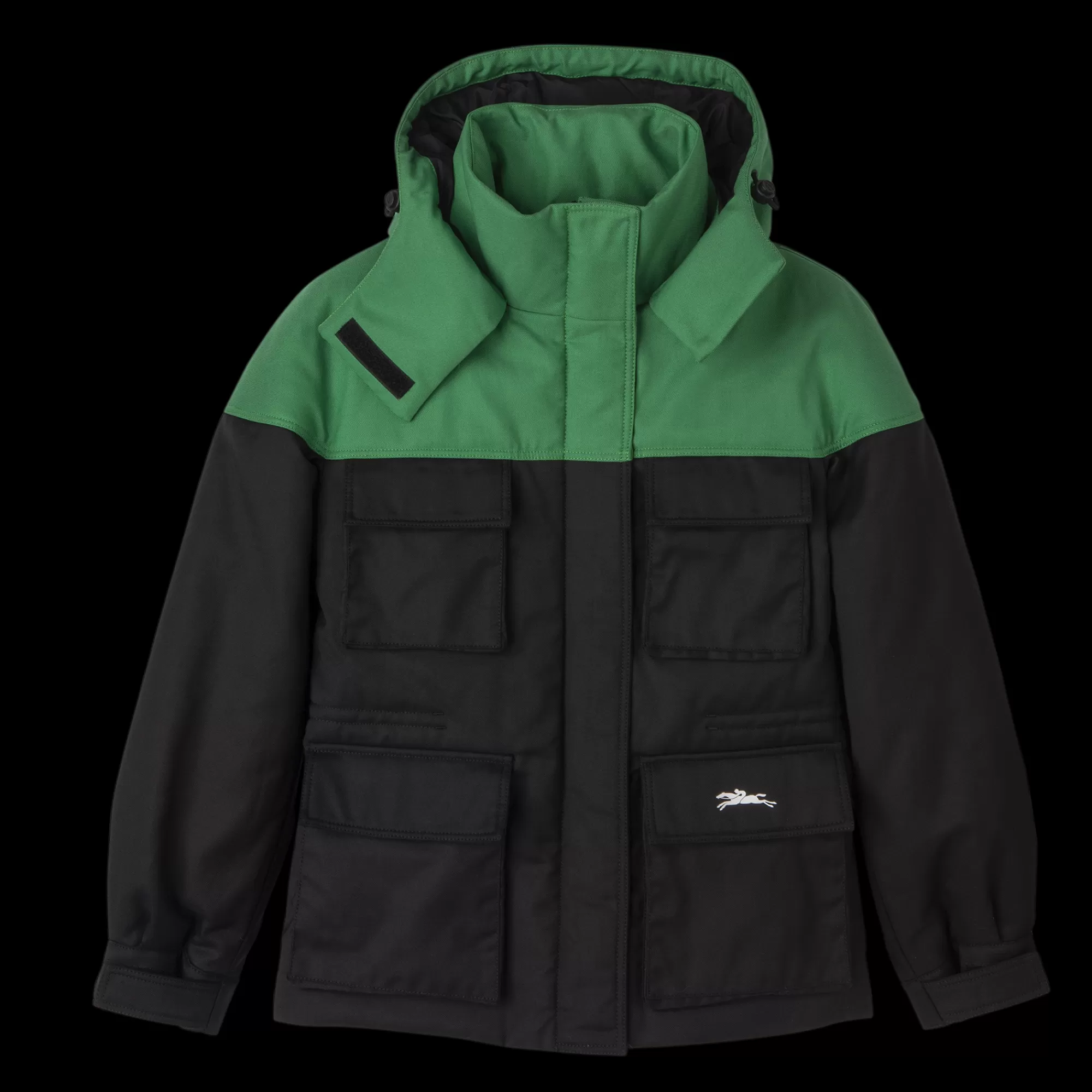 Manteaux & Vestes>Longchamp Parka Courte Vert