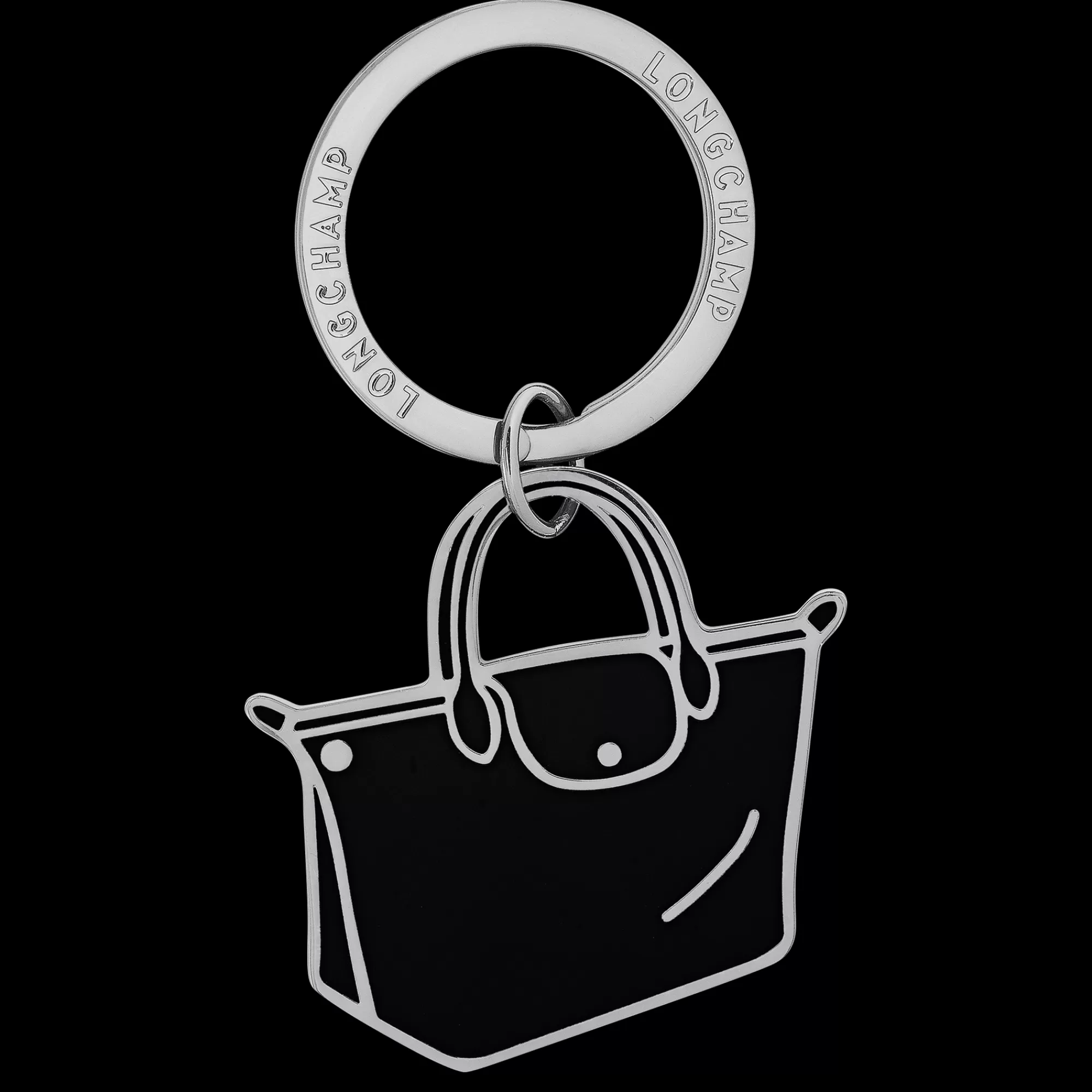 Accessoires | Porte-Clés>Longchamp Porte-clés Le Pliage Noir