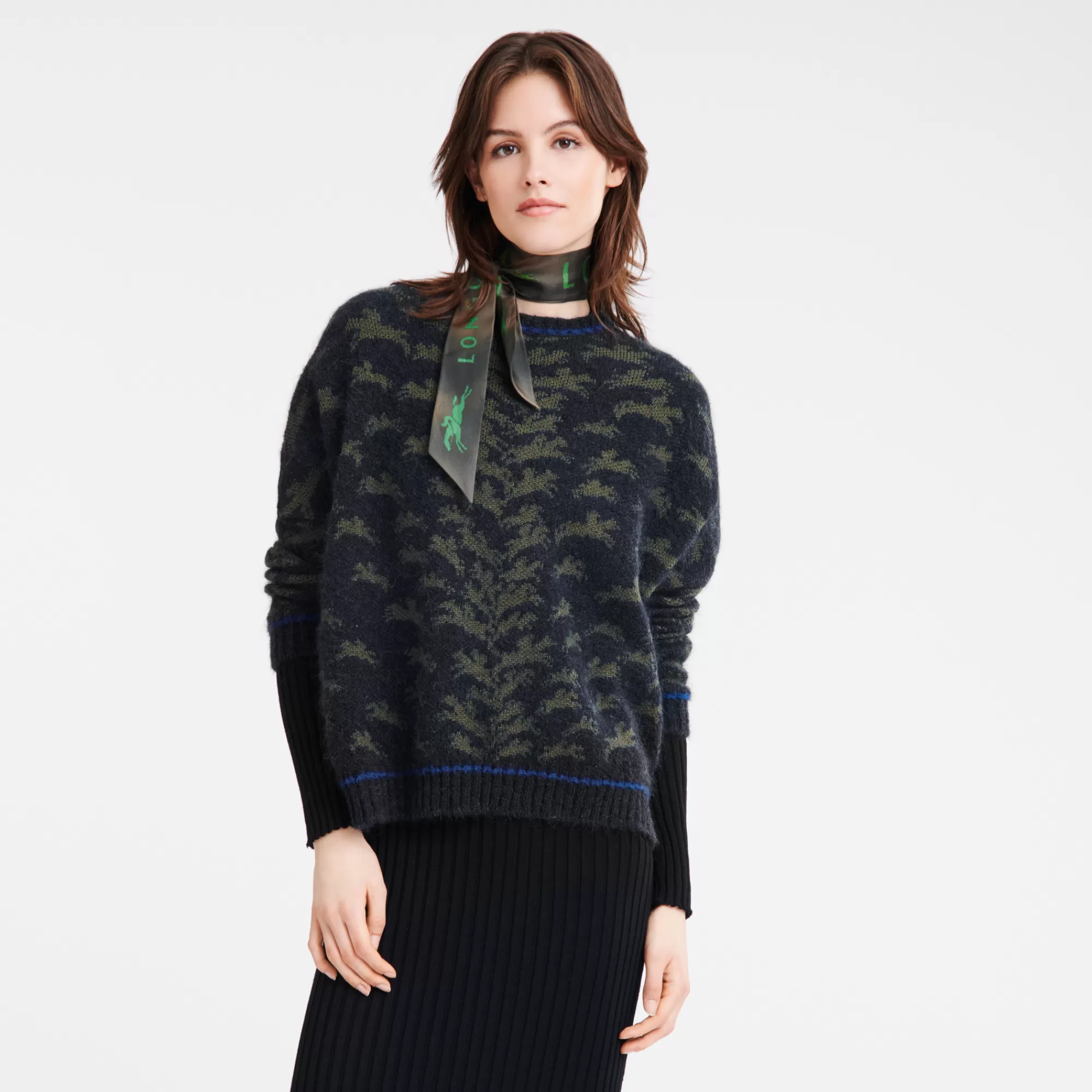 Tops & Blouses | Maille>Longchamp Pull Col Rond Marine