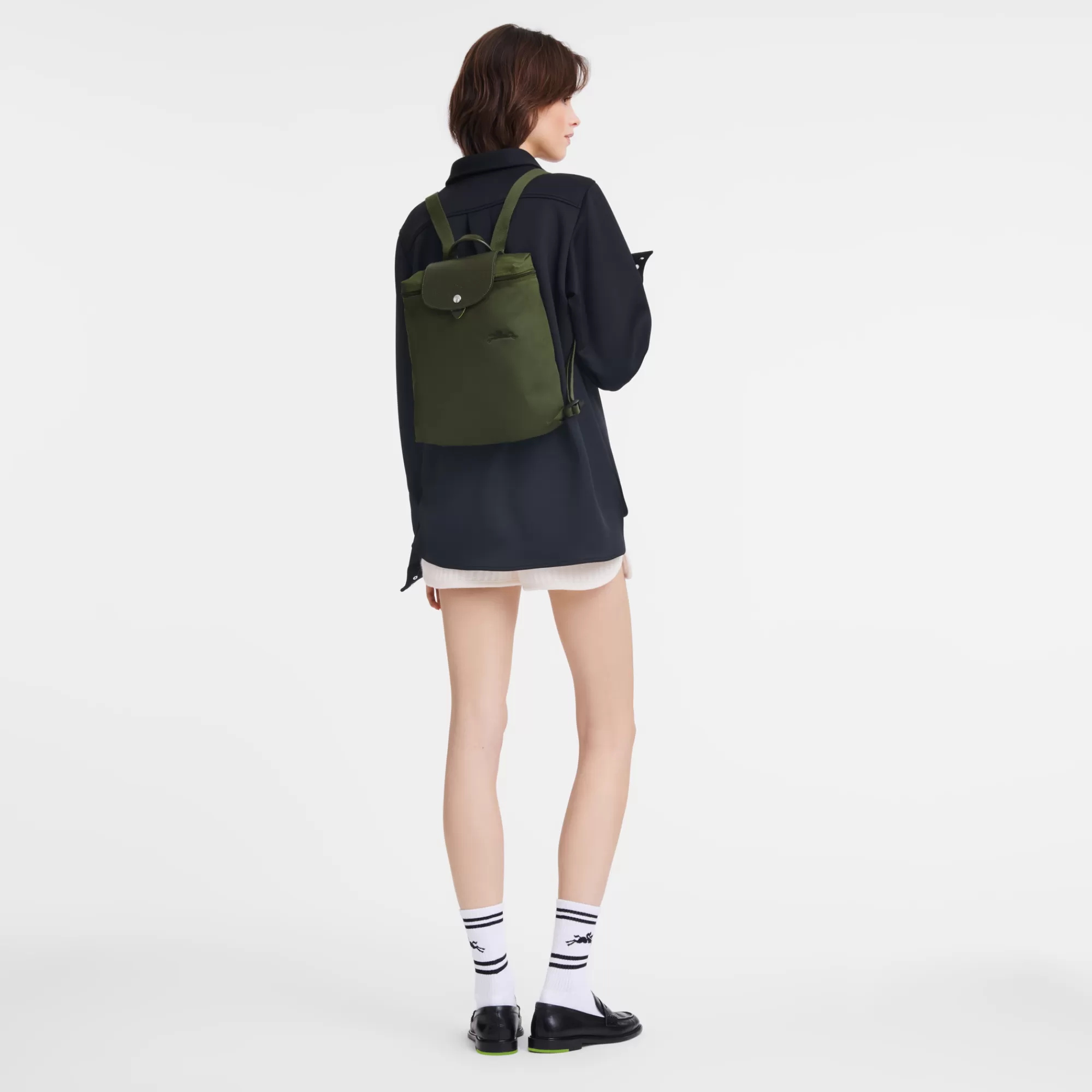 Le Pliage Green | Le Pliage M>Longchamp Sac à Dos M Le Pliage Green Forêt