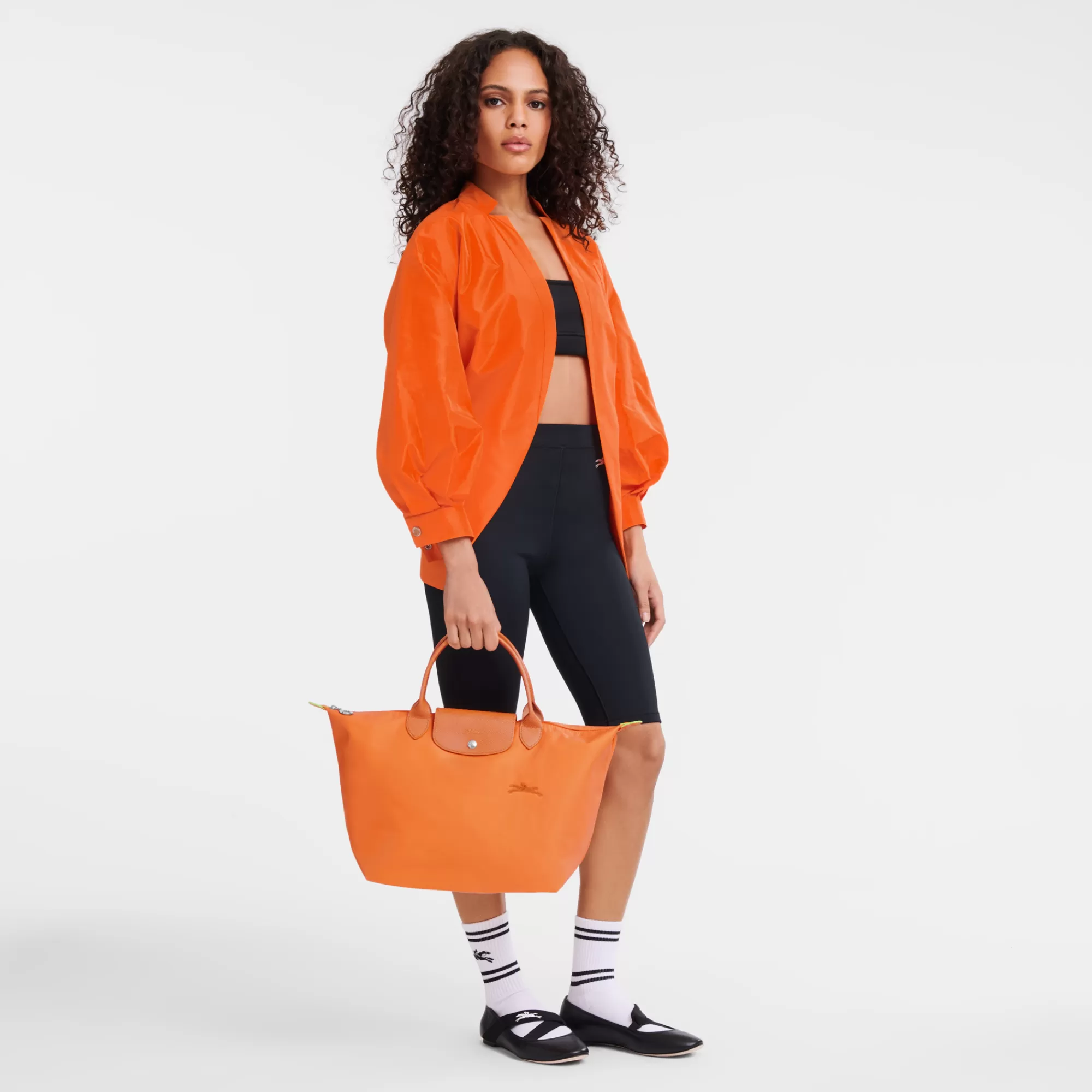 Le Pliage Green | Le Pliage M>Longchamp Sac à Main M Le Pliage Green Orange