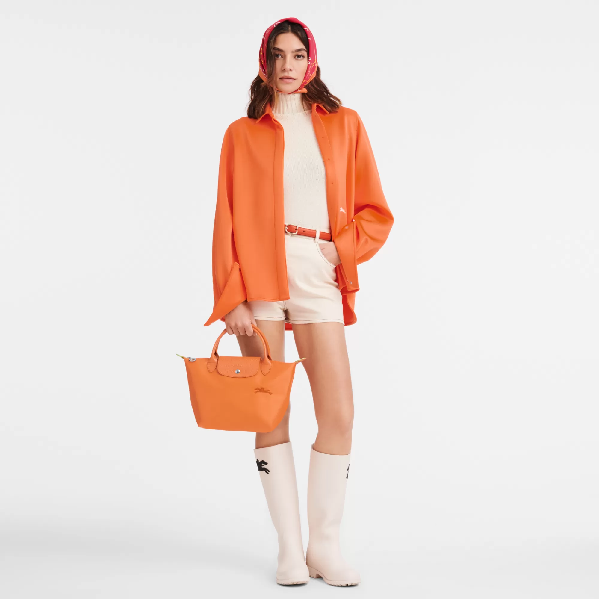 Le Pliage Green | Le Pliage S>Longchamp Sac à Main S Le Pliage Green Orange