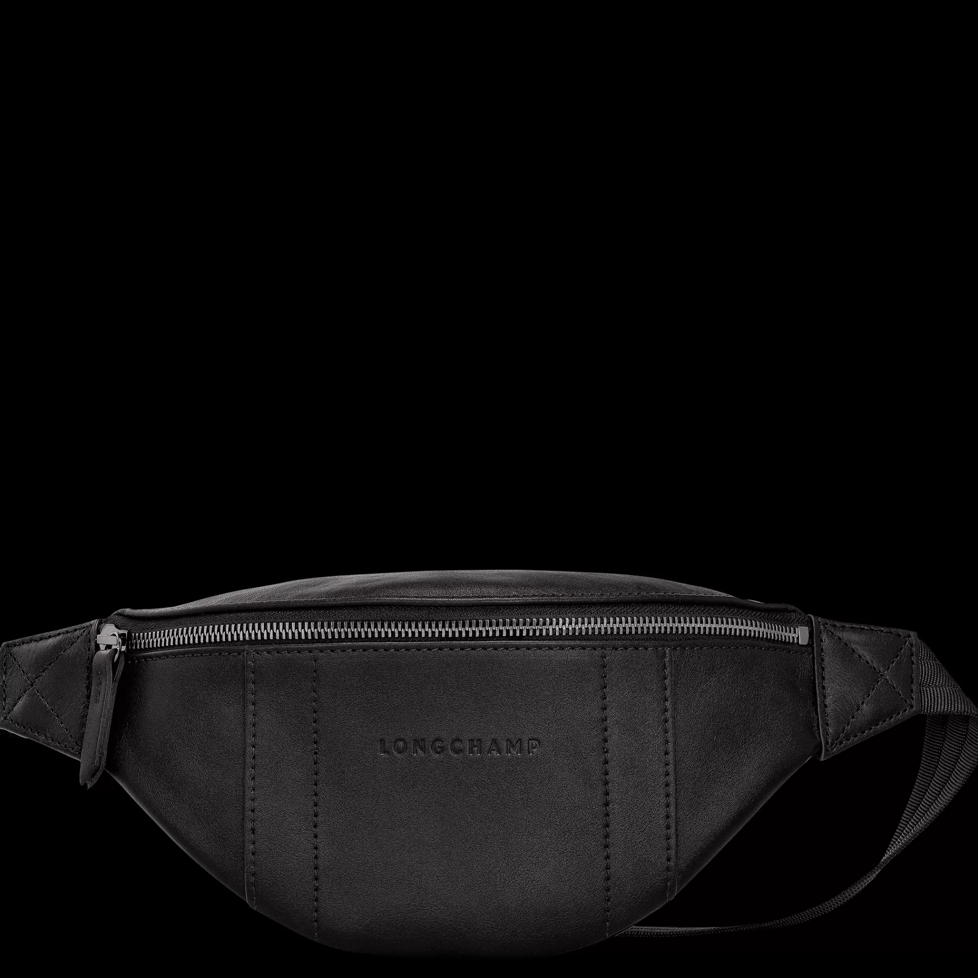 Longchamp 3D | Sacs Cuir>Longchamp Sac Banane S 3D Noir