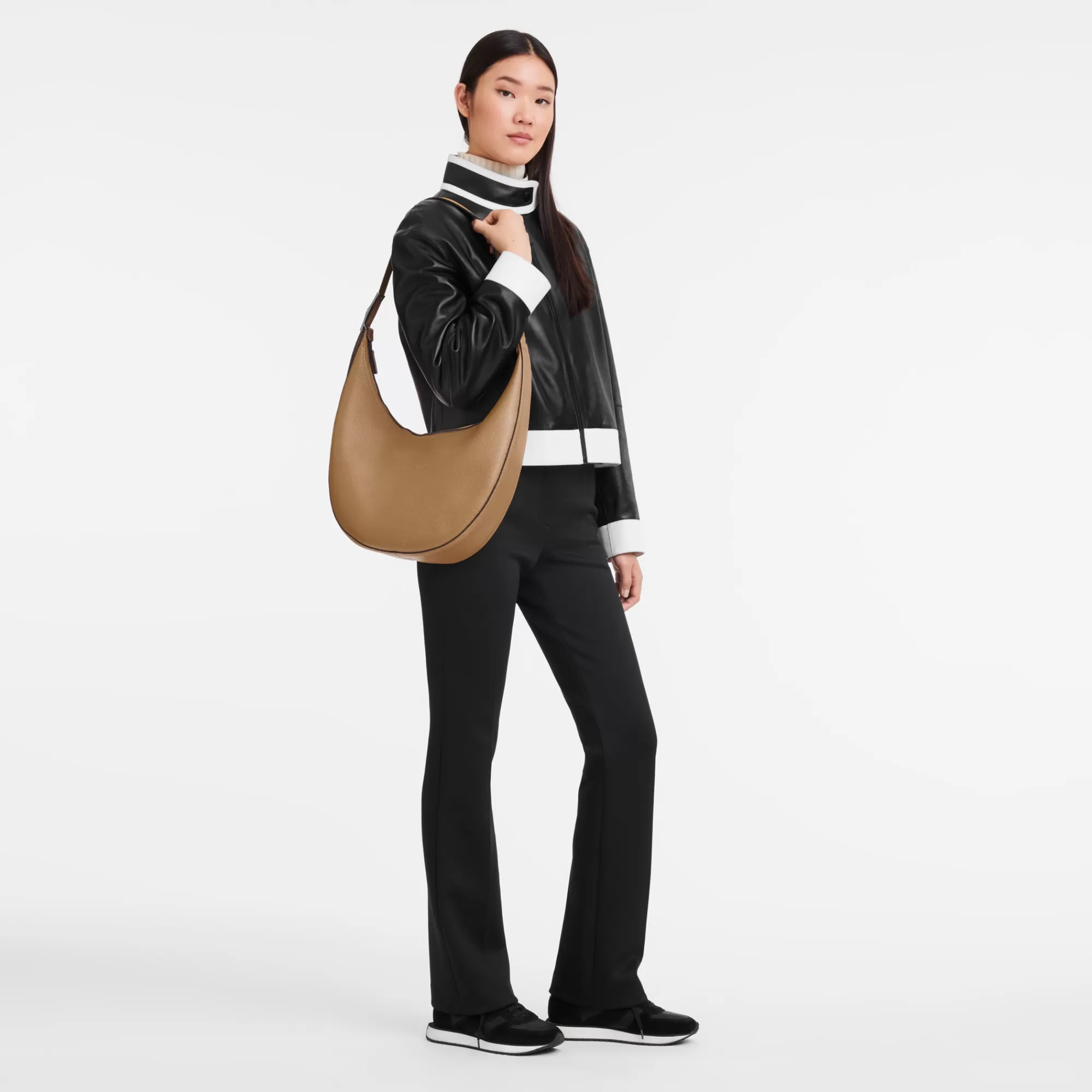 Le Roseau | Sacs Porté Épaule>Longchamp Sac Bandoulière L Le Roseau Essential Chamois