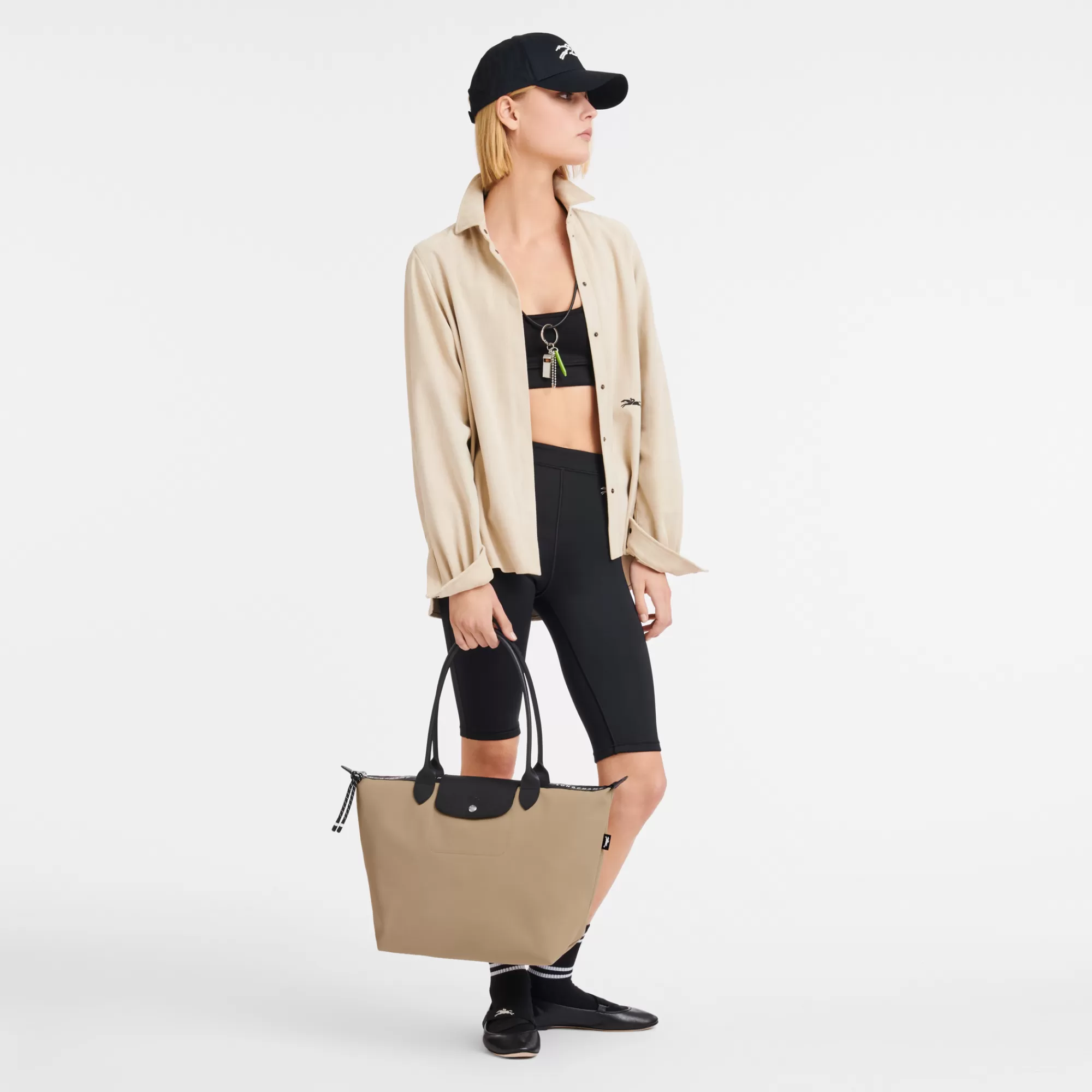 Le Pliage Collection | Le Pliage L>Longchamp Sac Cabas L Le Pliage Collection Argile