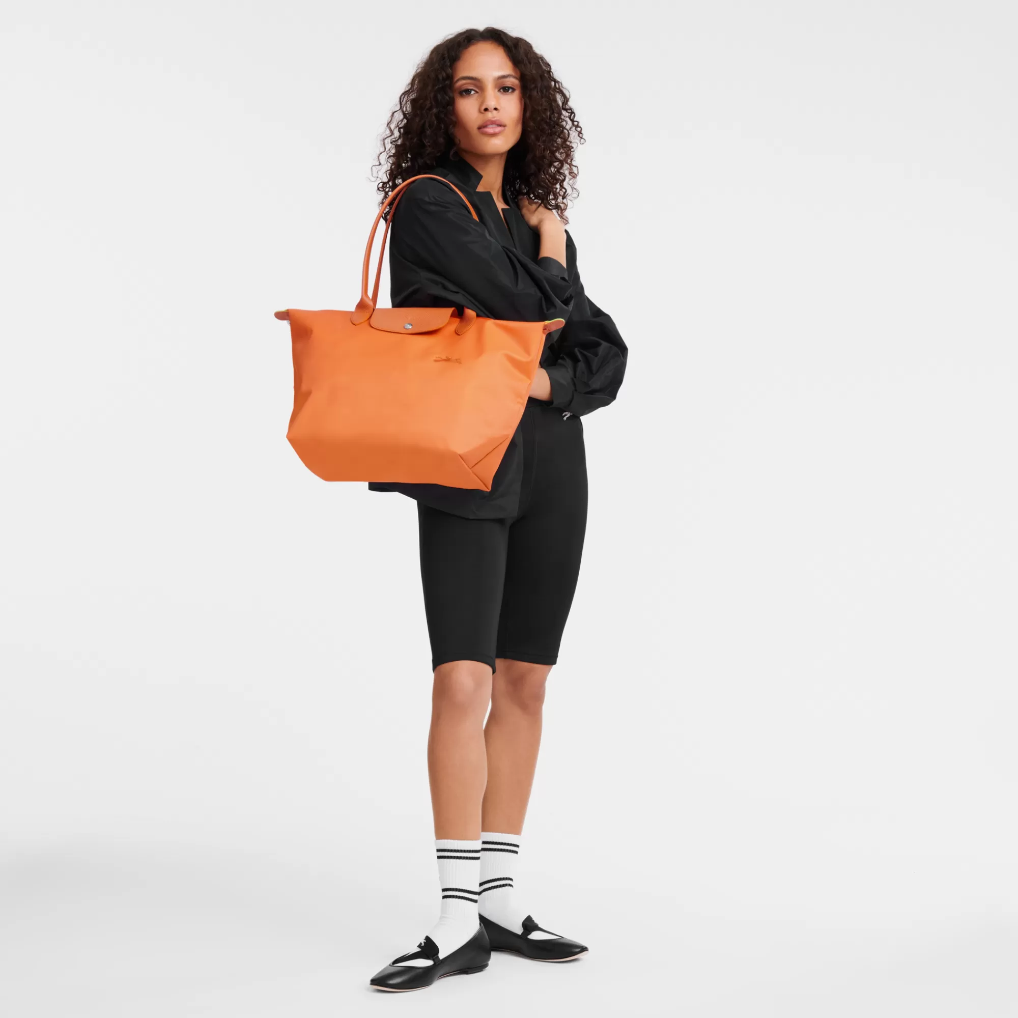 Le Pliage Green | Le Pliage L>Longchamp Sac Cabas L Le Pliage Green Orange