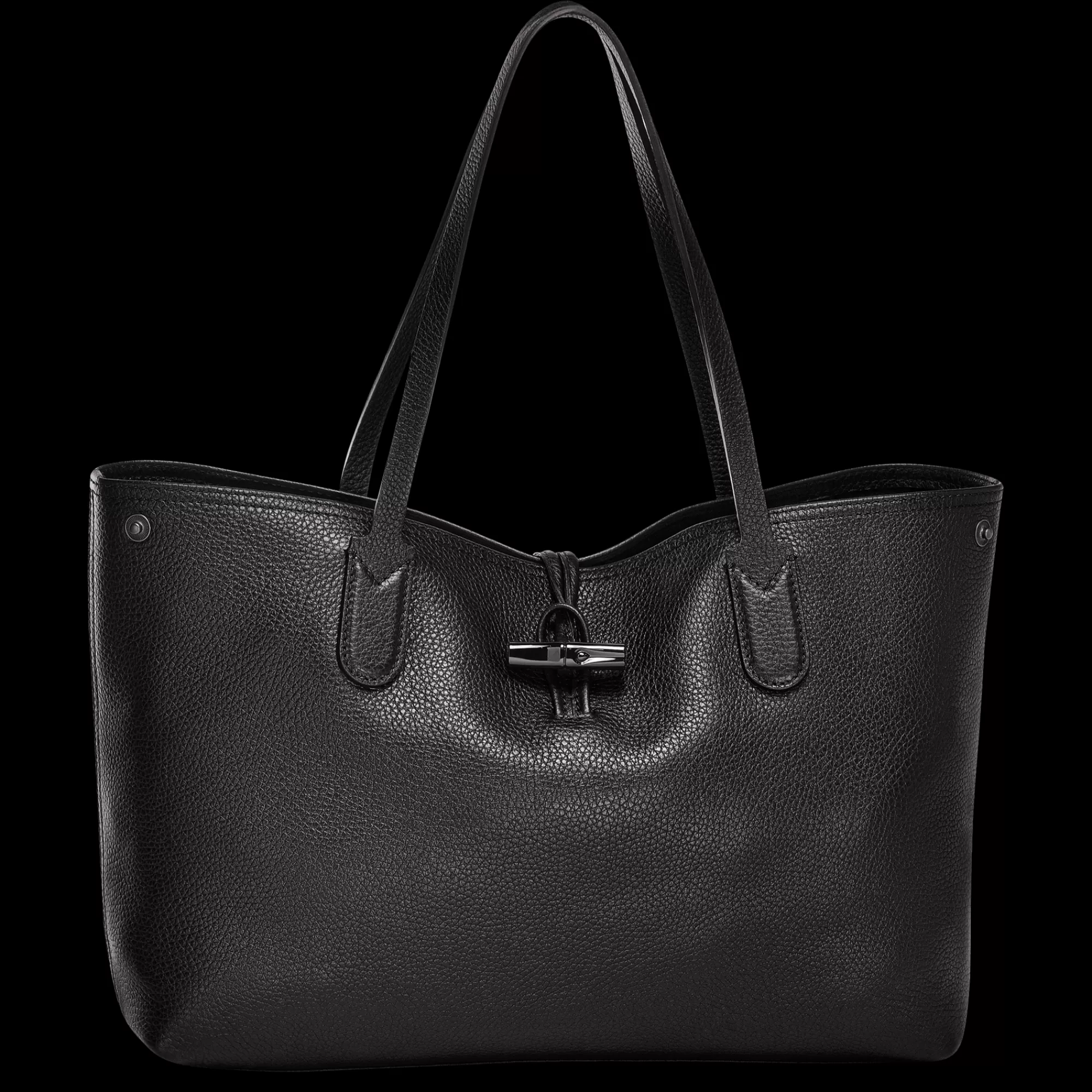 Le Roseau | Sacs Porté Épaule>Longchamp Sac Cabas L Le Roseau Essential Noir