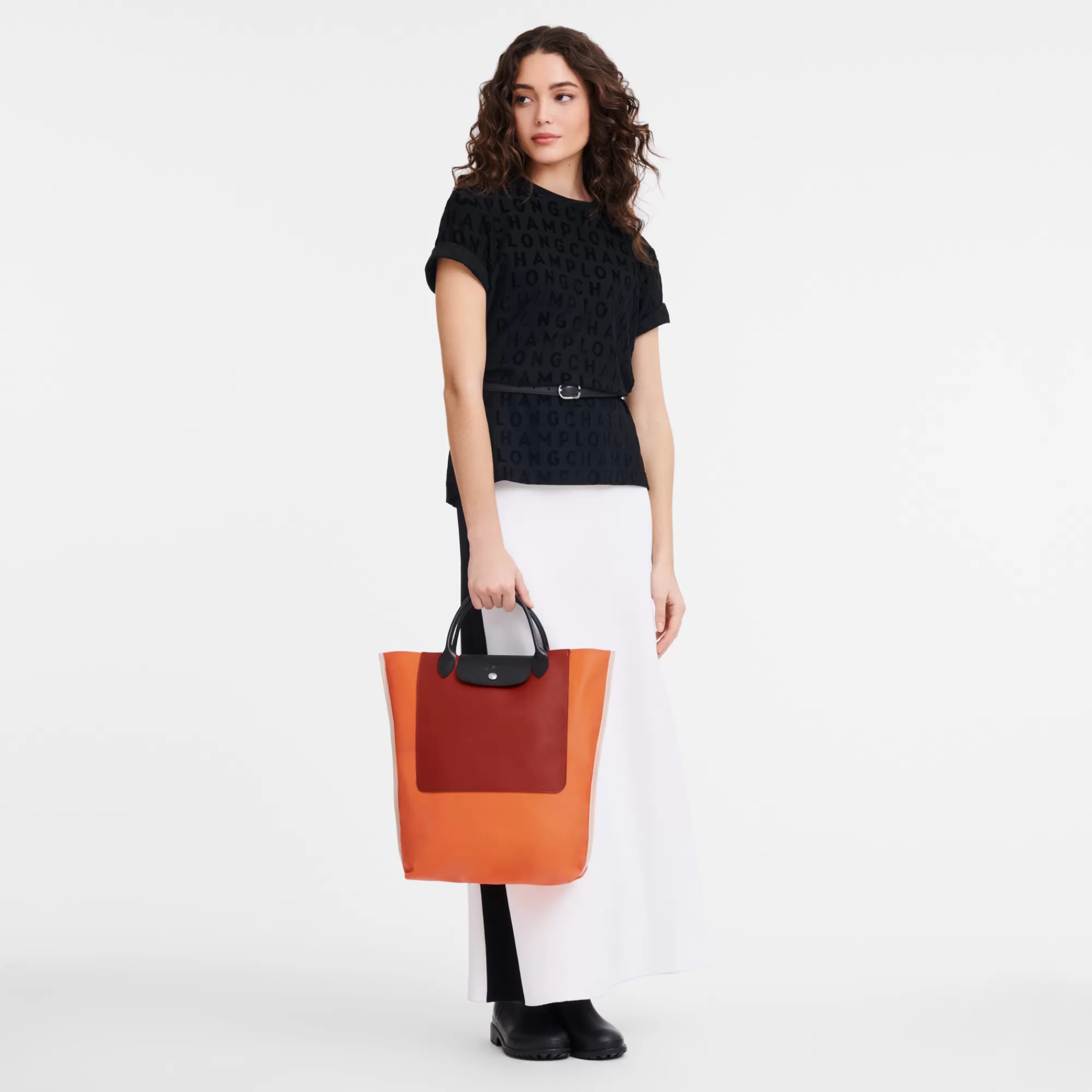 Re-Play | Sacs À Main>Longchamp Sac Cabas M Cabas Orange