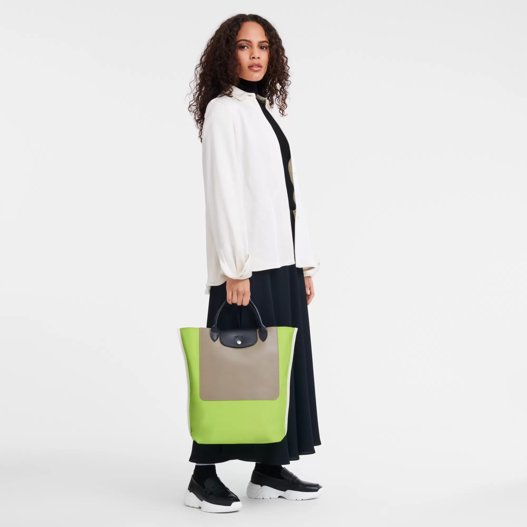 Re-Play | Sacs À Main>Longchamp Sac Cabas M Cabas Vert Lumière