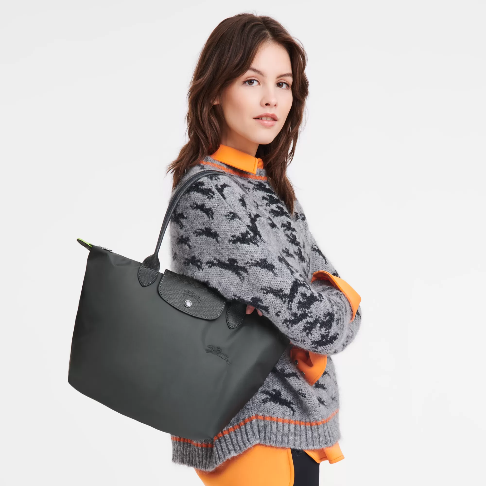 Le Pliage Green | Le Pliage M>Longchamp Sac Cabas M Le Pliage Green Graphite