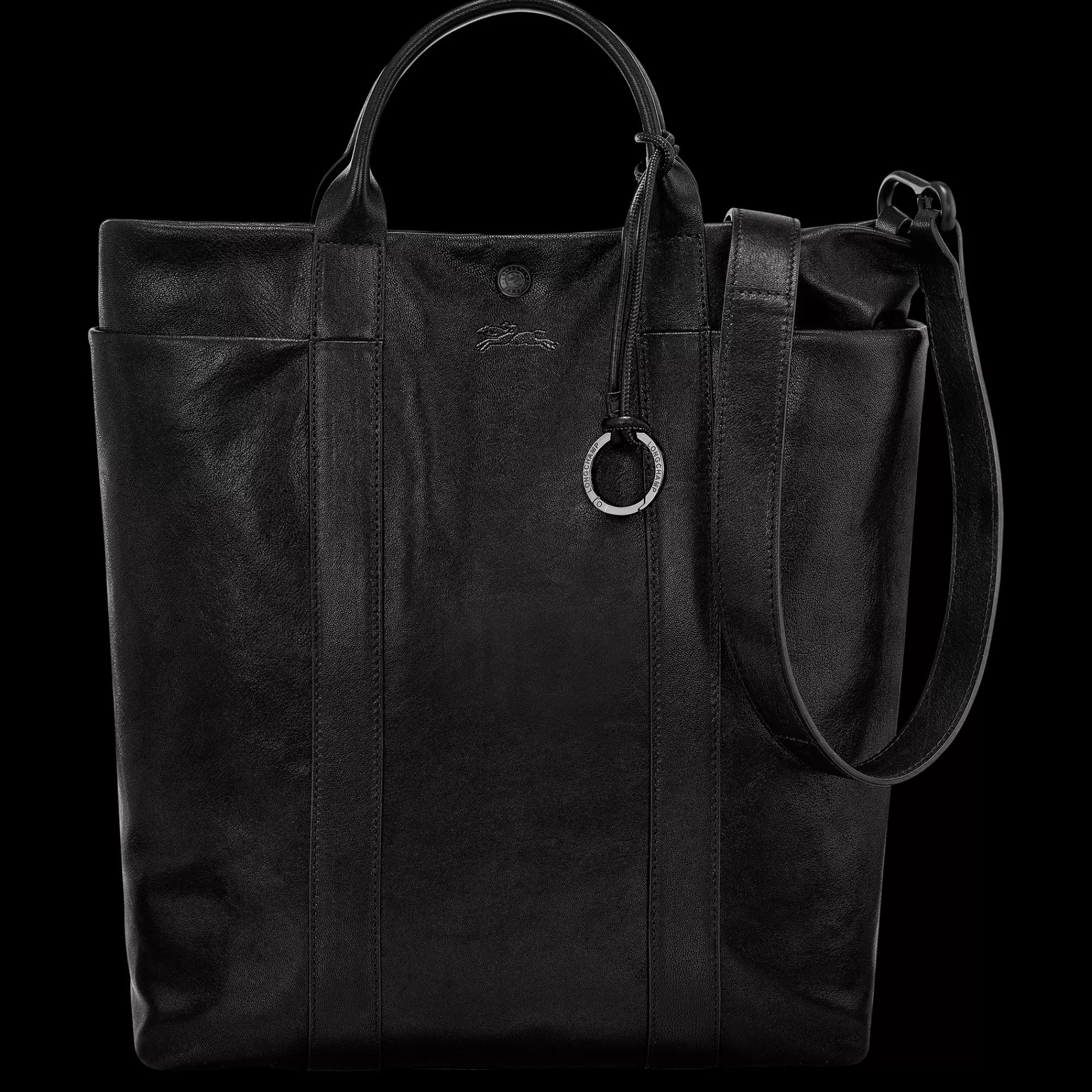 Sacs À Main | Sacs Cuir>Longchamp Sac Cabas M Parisis Noir