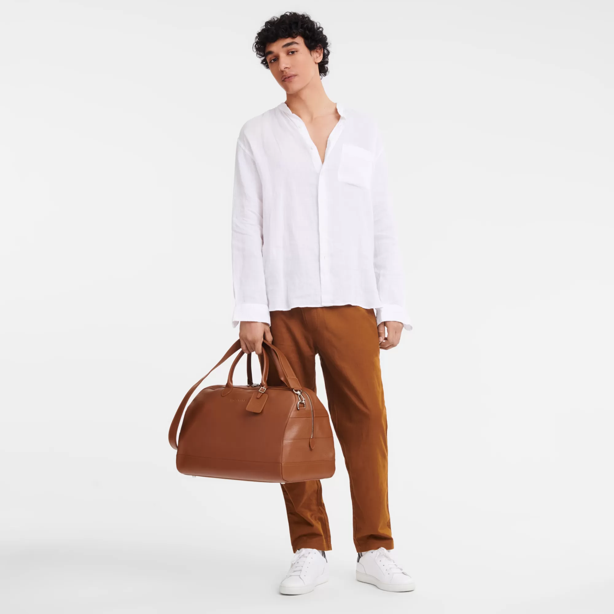 Sacs De Voyage | Sacs De Voyage>Longchamp Sac De Voyage M Le Foulonné Caramel