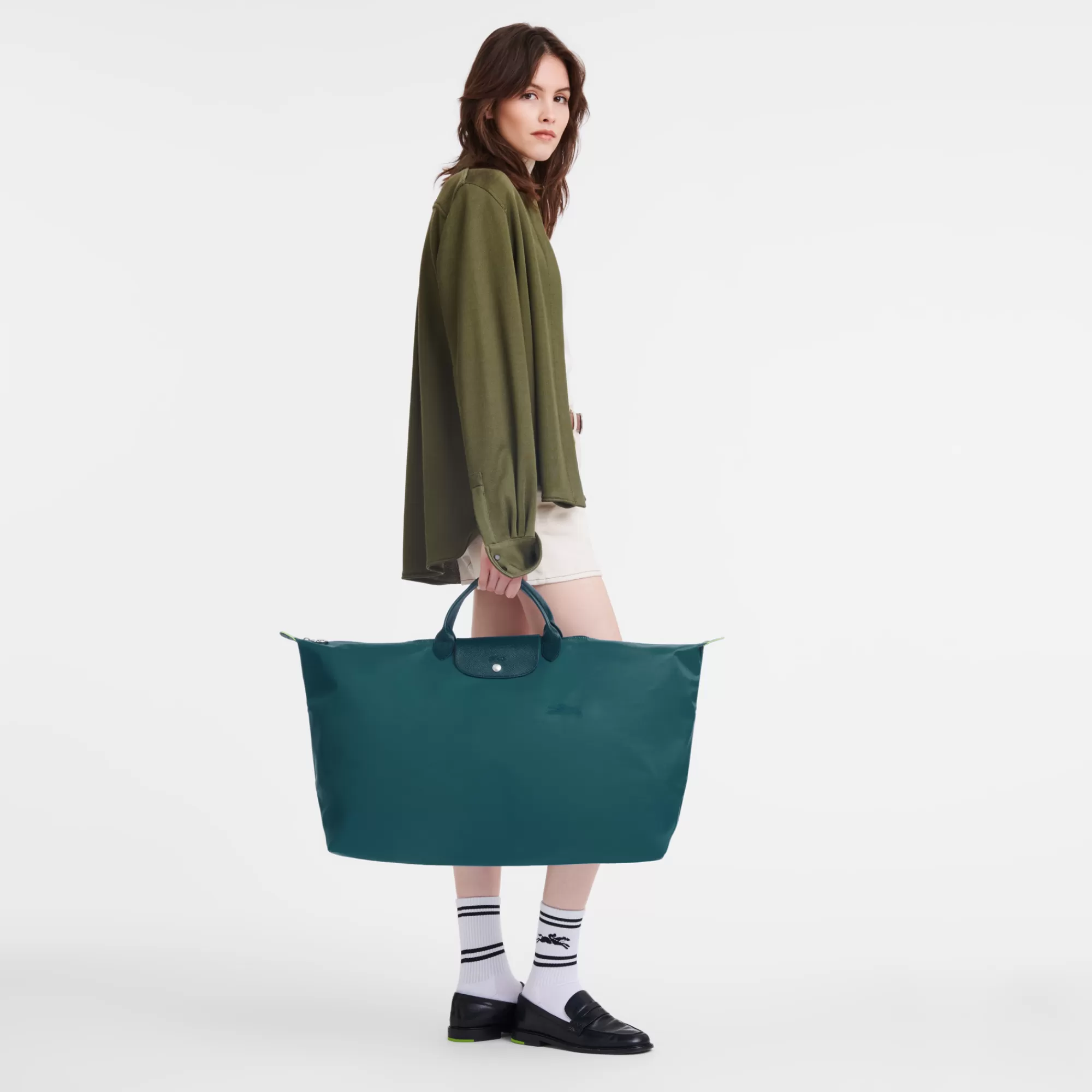 Le Pliage M | Le Pliage Voyage>Longchamp Sac De Voyage M Le Pliage Green Paon