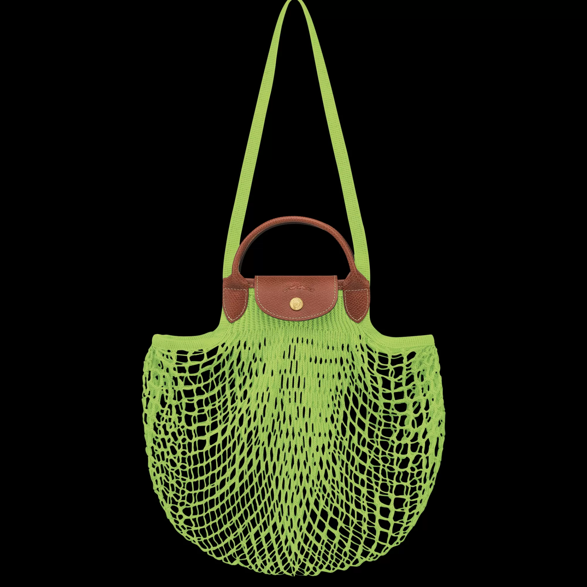 Le Pliage Collection | Le Pliage L>Longchamp Sac Filet L Le Pliage Filet Vert Lumière