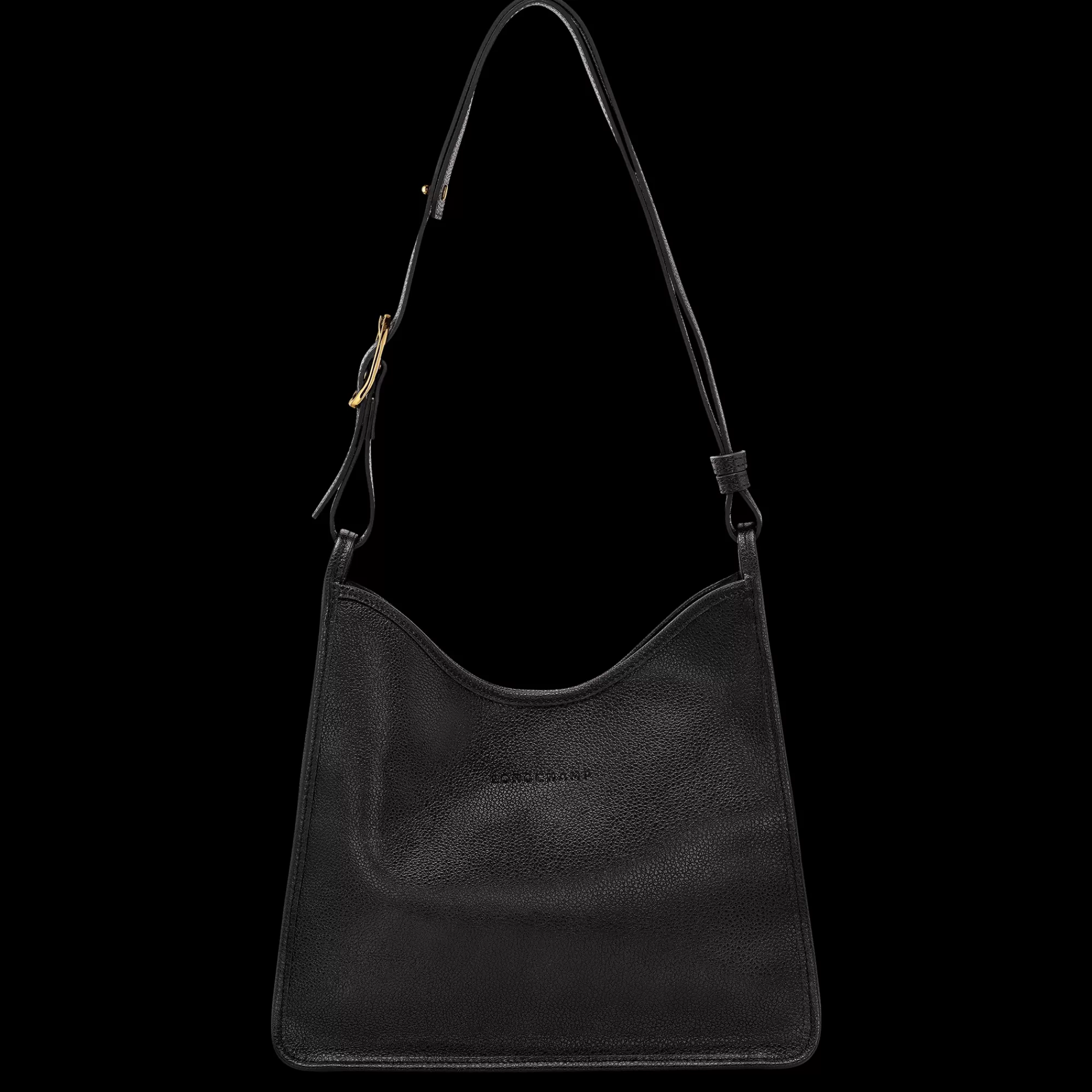 Le Foulonné | Sacs Porté Épaule>Longchamp Sac Porté épaule M Le Foulonné Noir