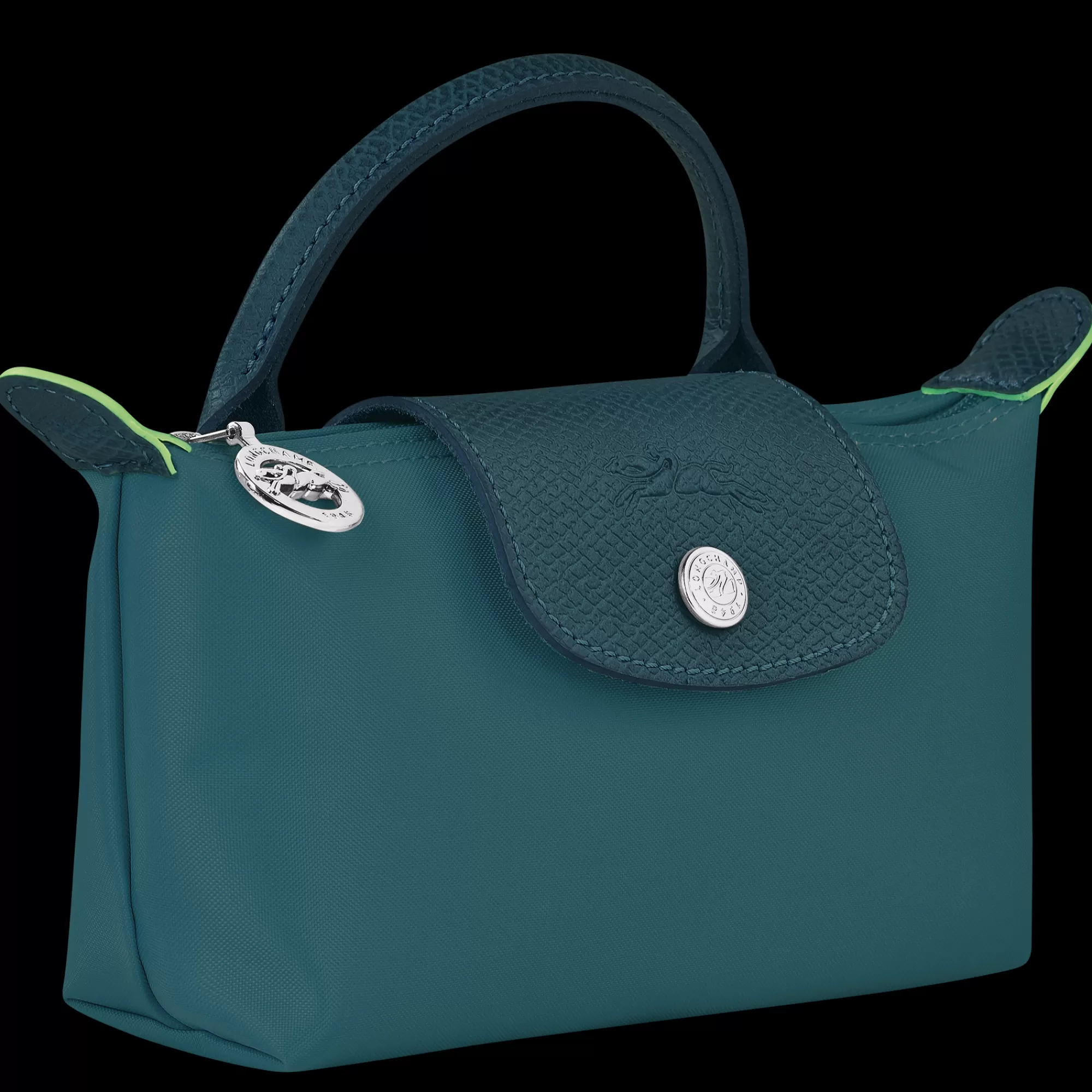 Le Pliage Xs | Le Pliage Green>Longchamp Trousse Cosmétiques Avec Poignée Le Pliage Green Paon