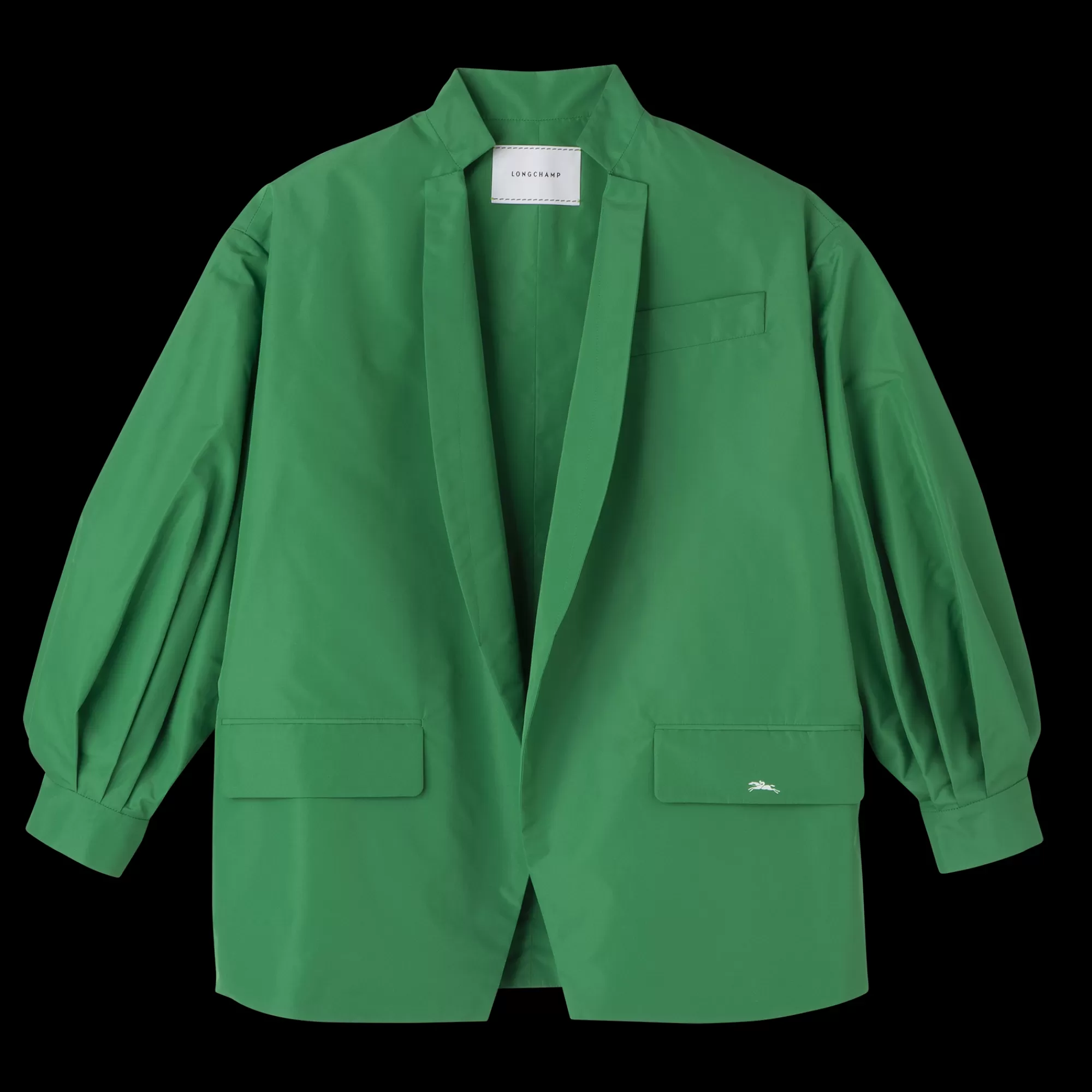 Manteaux & Vestes>Longchamp Veste Kimono Vert