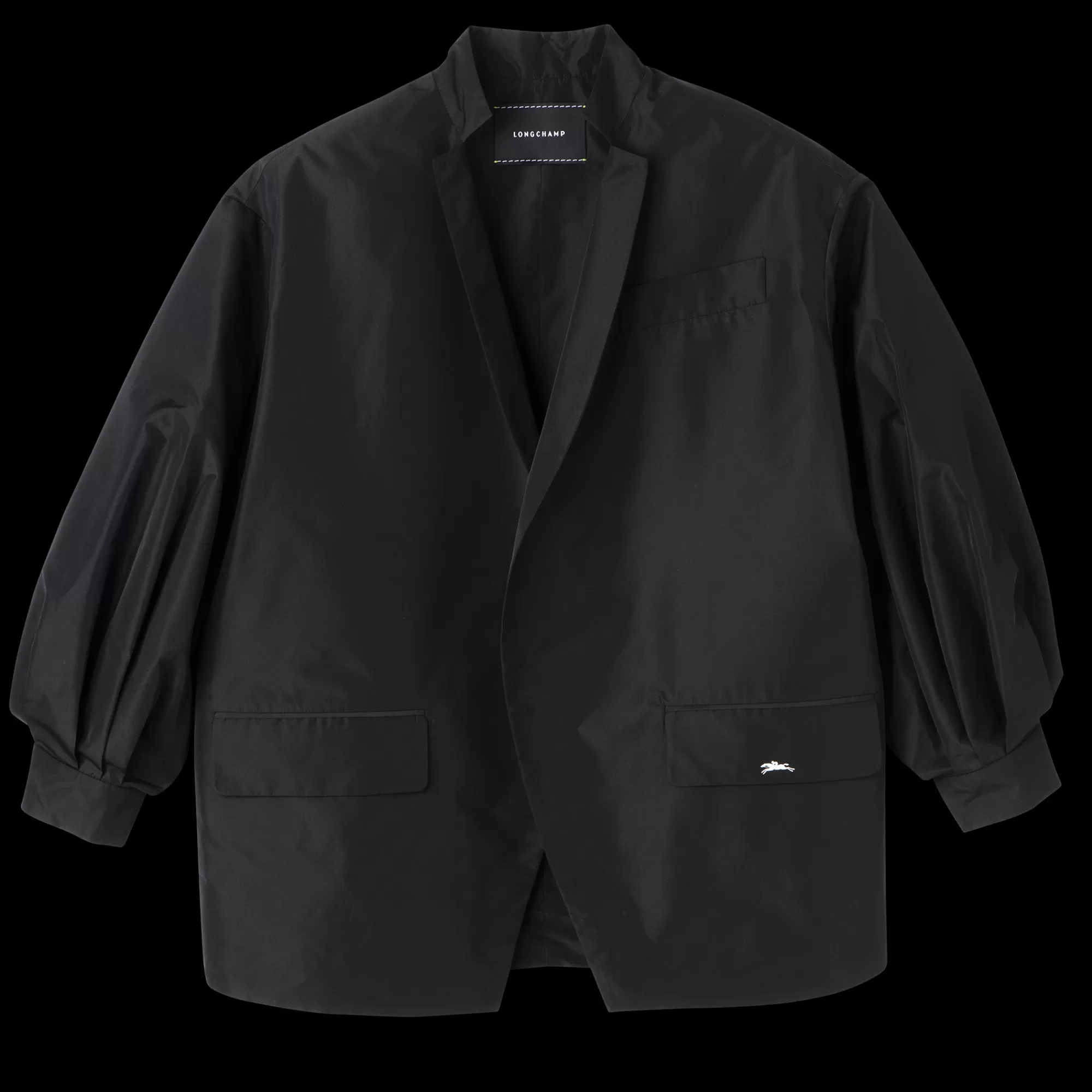 Manteaux & Vestes>Longchamp Veste Kimono Noir