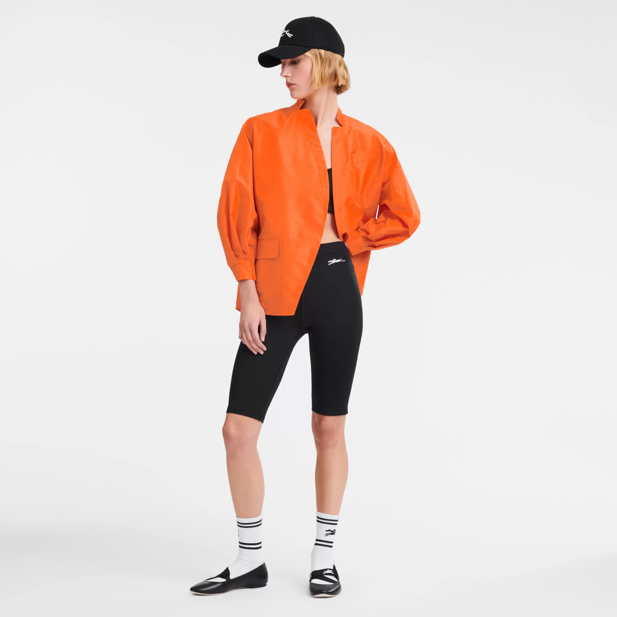 Manteaux & Vestes>Longchamp Veste Kimono Orange