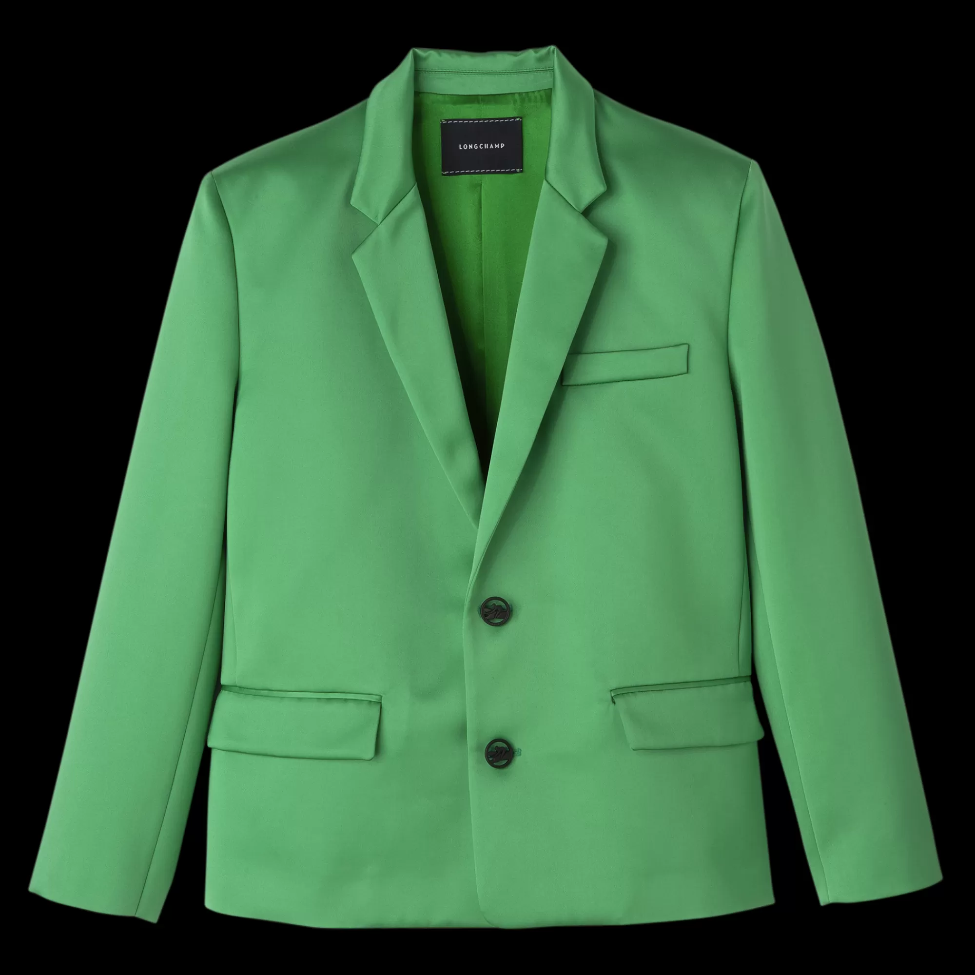 Manteaux & Vestes>Longchamp Veste Oversize Vert